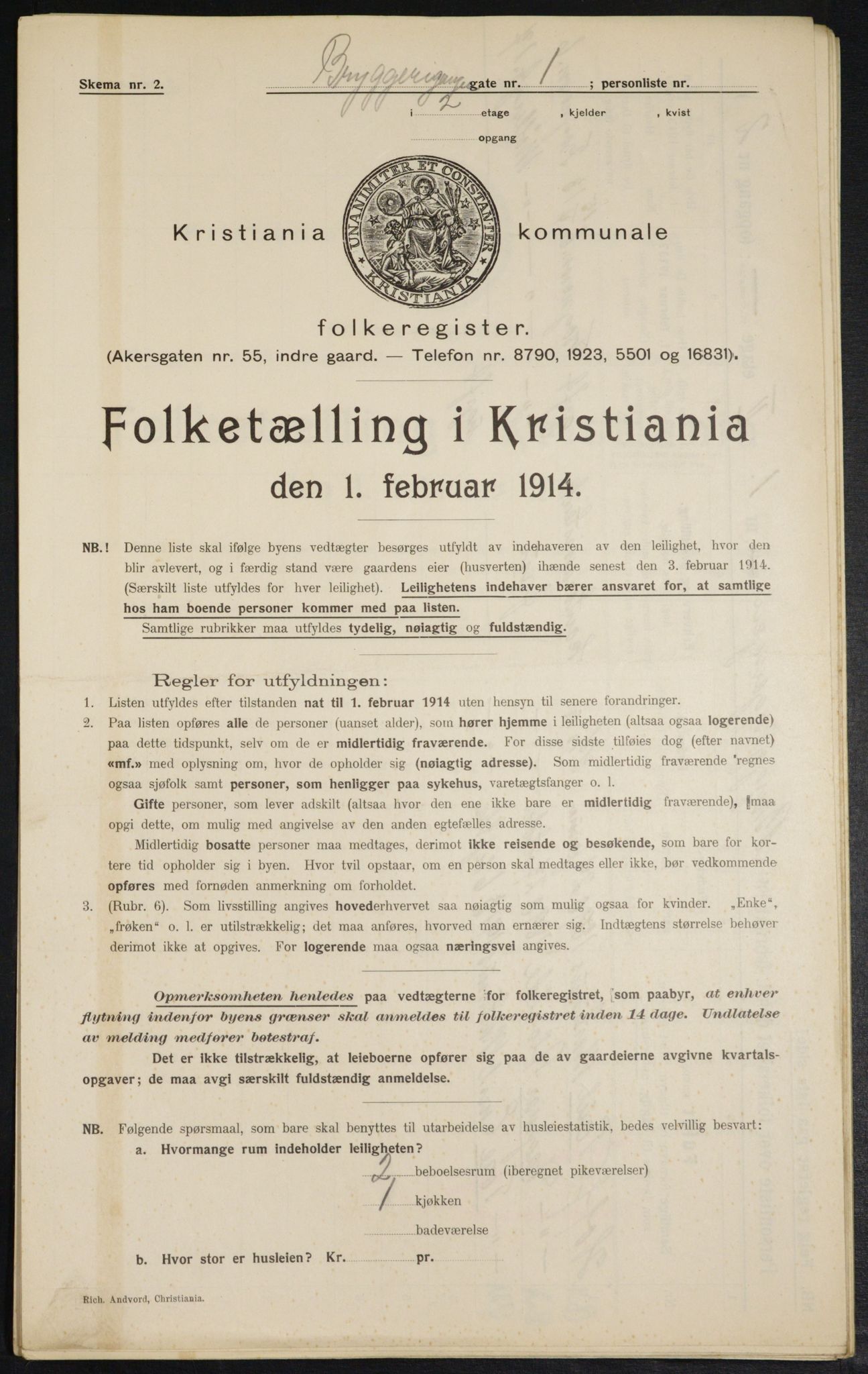 OBA, Municipal Census 1914 for Kristiania, 1914, p. 10001