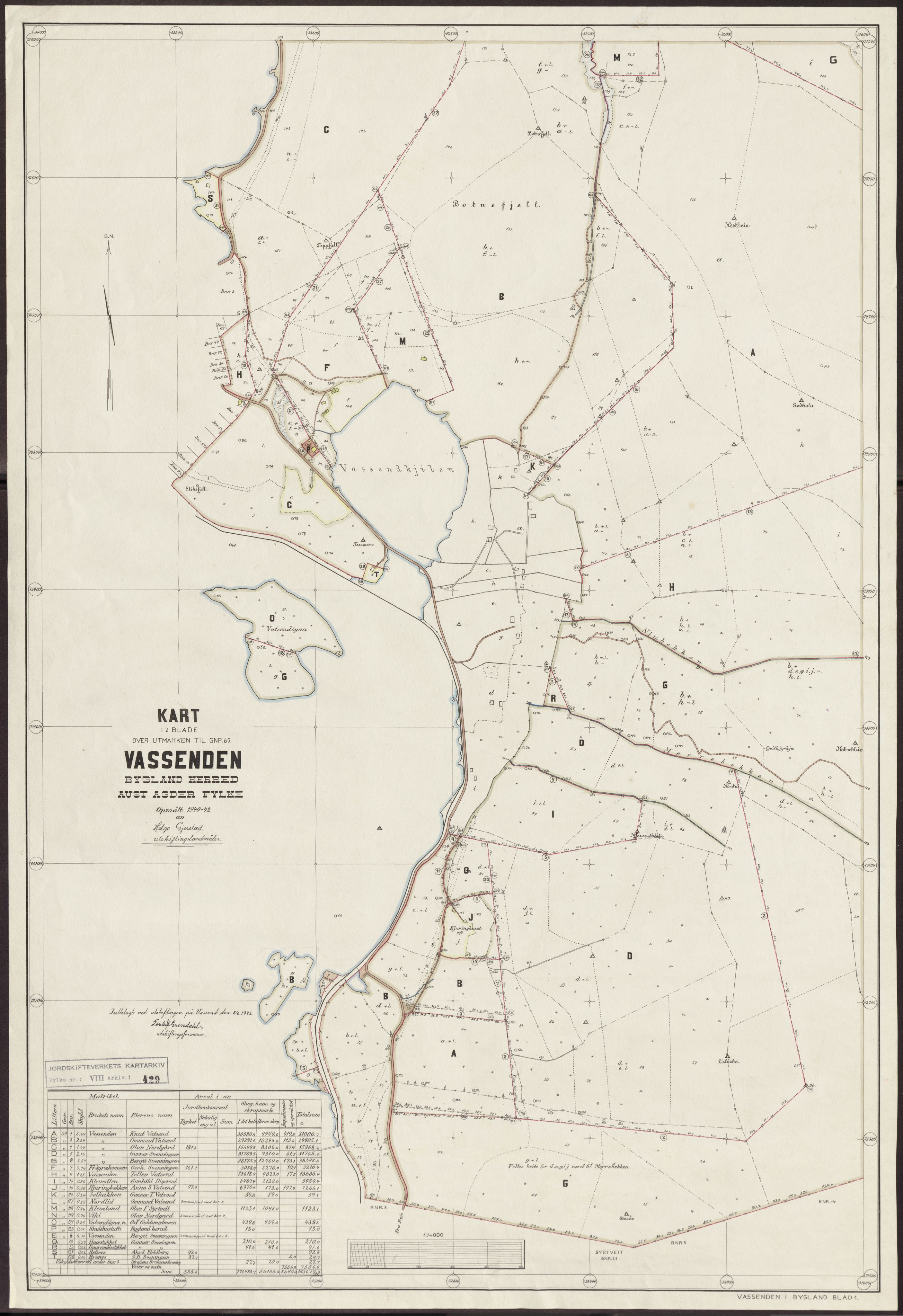 Jordskifteverkets kartarkiv, AV/RA-S-3929/T, 1859-1988, p. 611