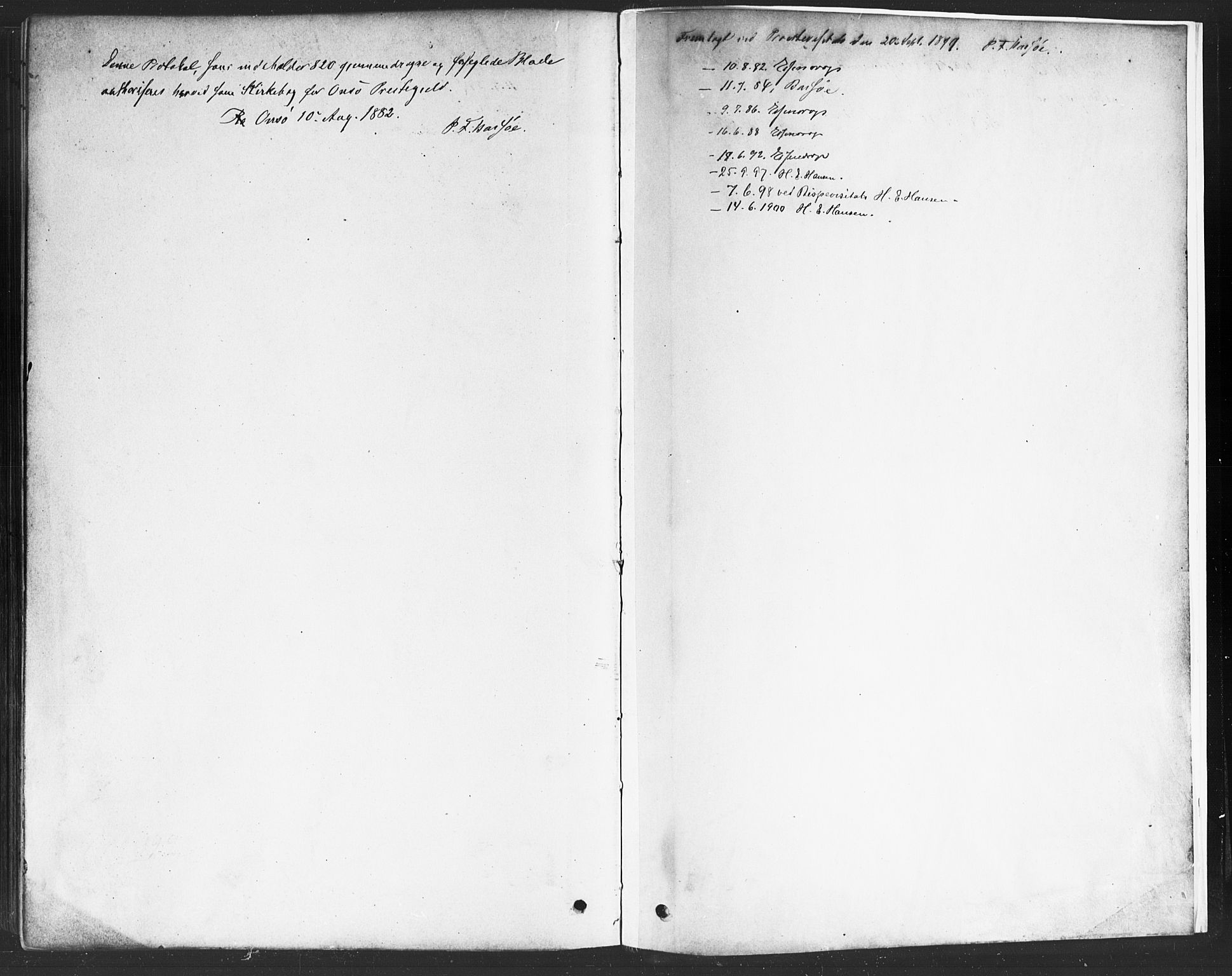 Onsøy prestekontor Kirkebøker, AV/SAO-A-10914/F/Fa/L0006: Parish register (official) no. I 6, 1878-1898