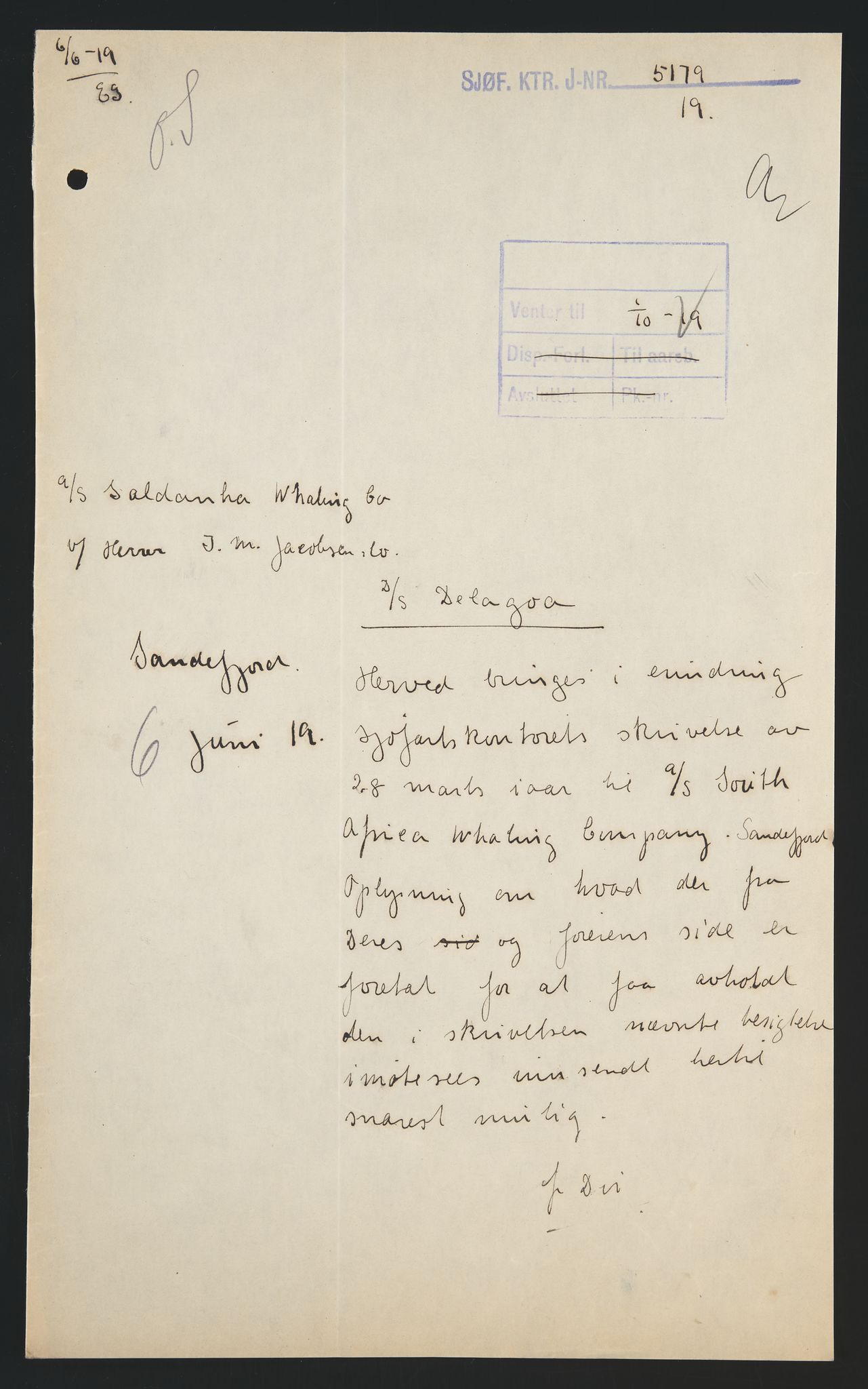 Sjøfartsdirektoratet med forløpere, skipsmapper slettede skip, AV/RA-S-4998/F/Fa/L0235: --, 1847-1930, p. 589