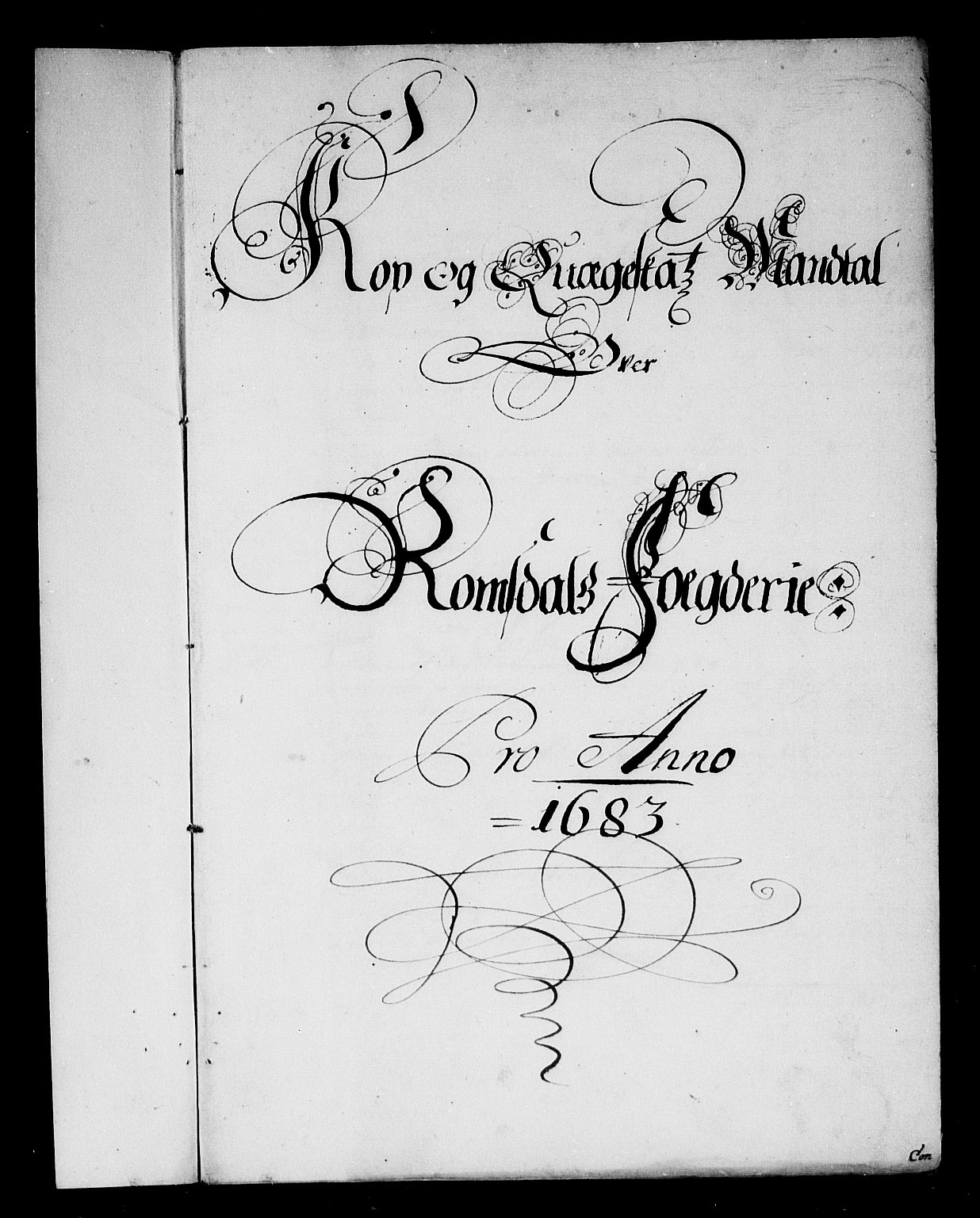 Rentekammeret inntil 1814, Reviderte regnskaper, Stiftamtstueregnskaper, Trondheim stiftamt og Nordland amt, AV/RA-EA-6044/R/Rg/L0073: Trondheim stiftamt og Nordland amt, 1683