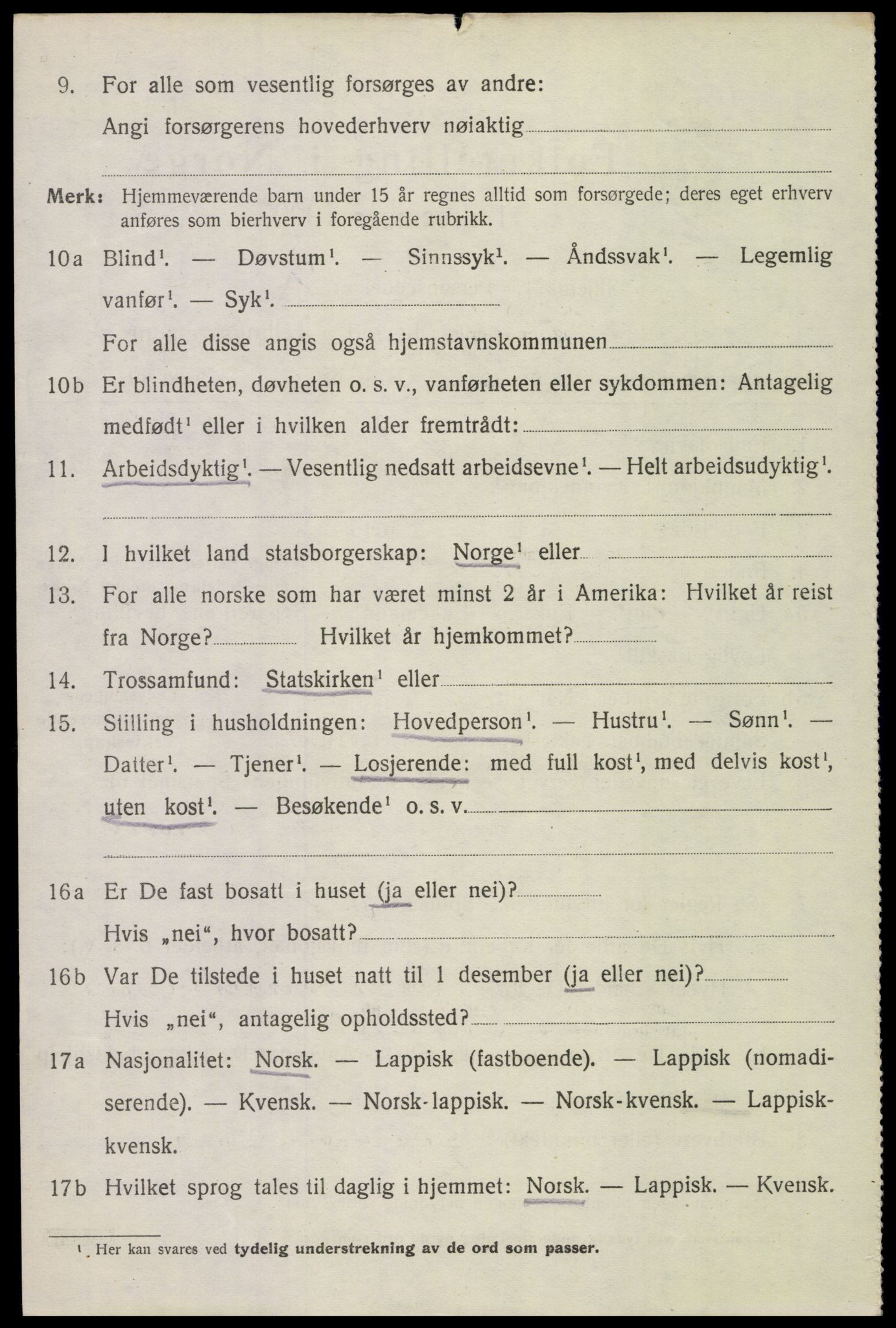 SAT, 1920 census for Bodin, 1920, p. 8431