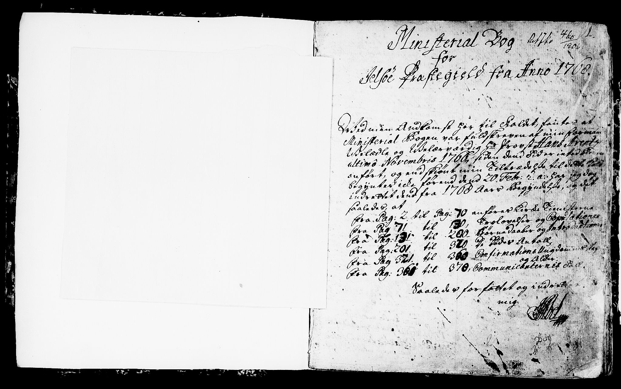 Jelsa sokneprestkontor, SAST/A-101842/01/IV: Parish register (official) no. A 3, 1768-1796, p. 1