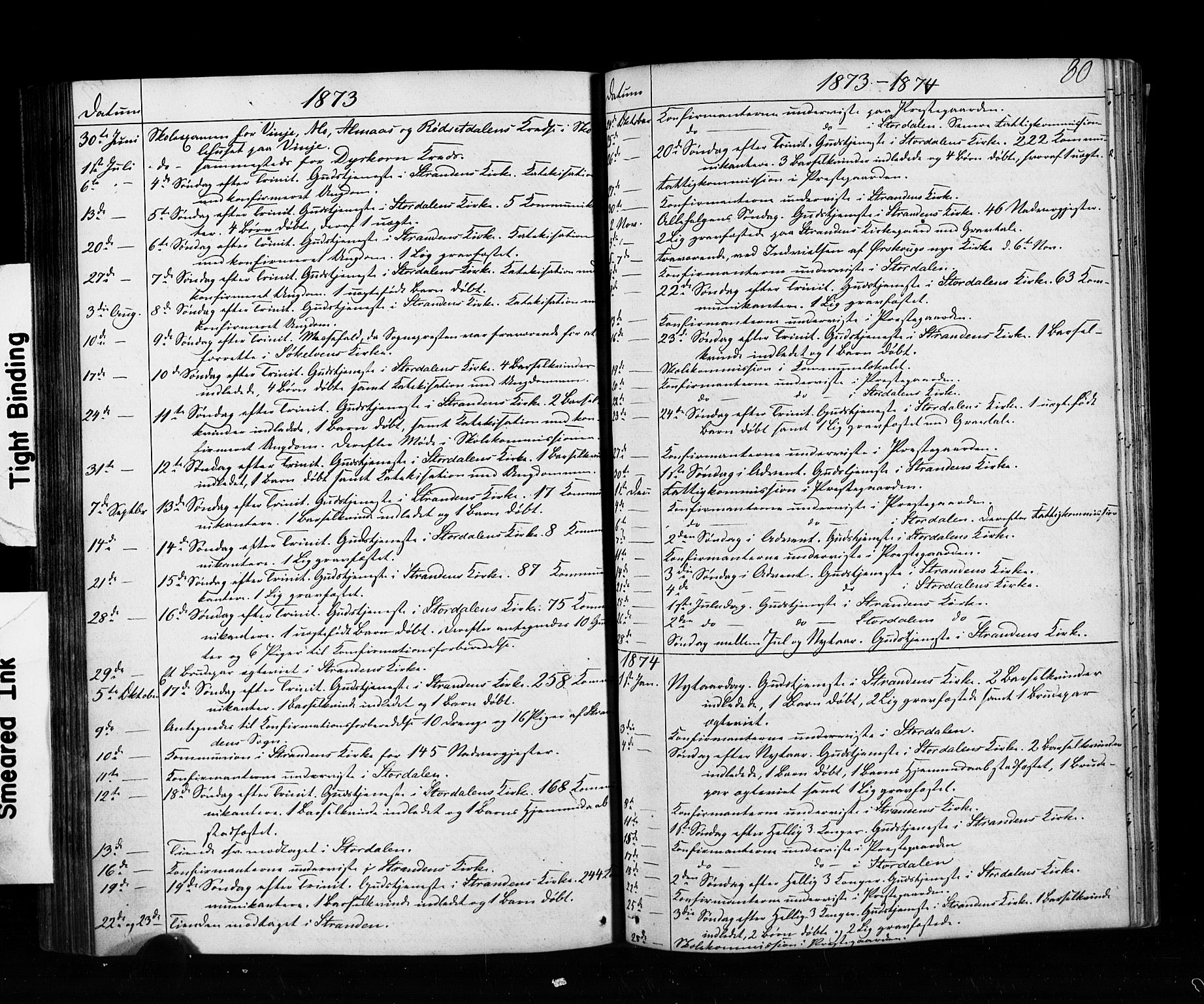 Ministerialprotokoller, klokkerbøker og fødselsregistre - Møre og Romsdal, AV/SAT-A-1454/520/L0280: Parish register (official) no. 520A09, 1844-1881, p. 80