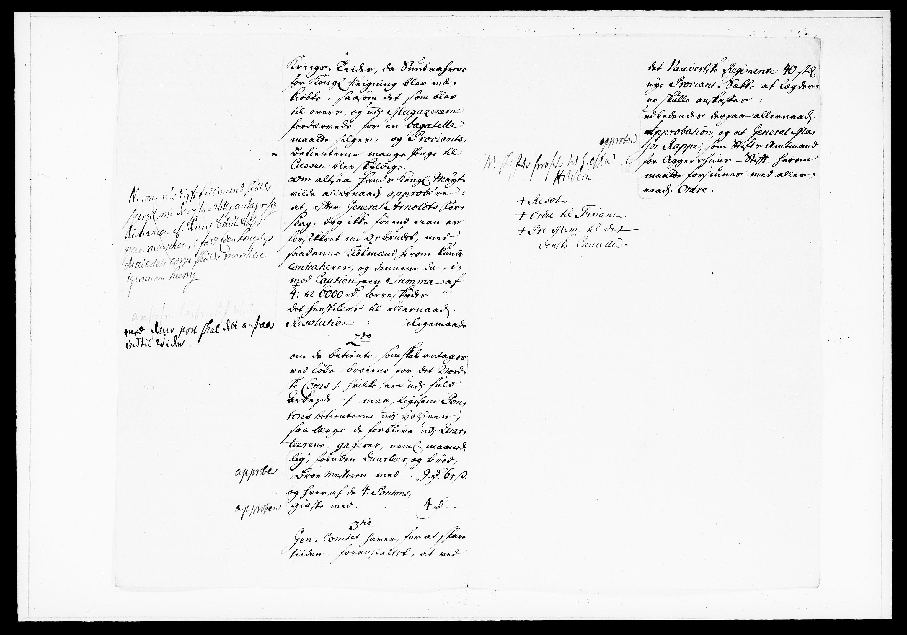 Krigskollegiet, Krigskancelliet, DRA/A-0006/-/1176-1181: Refererede sager, 1743, p. 235