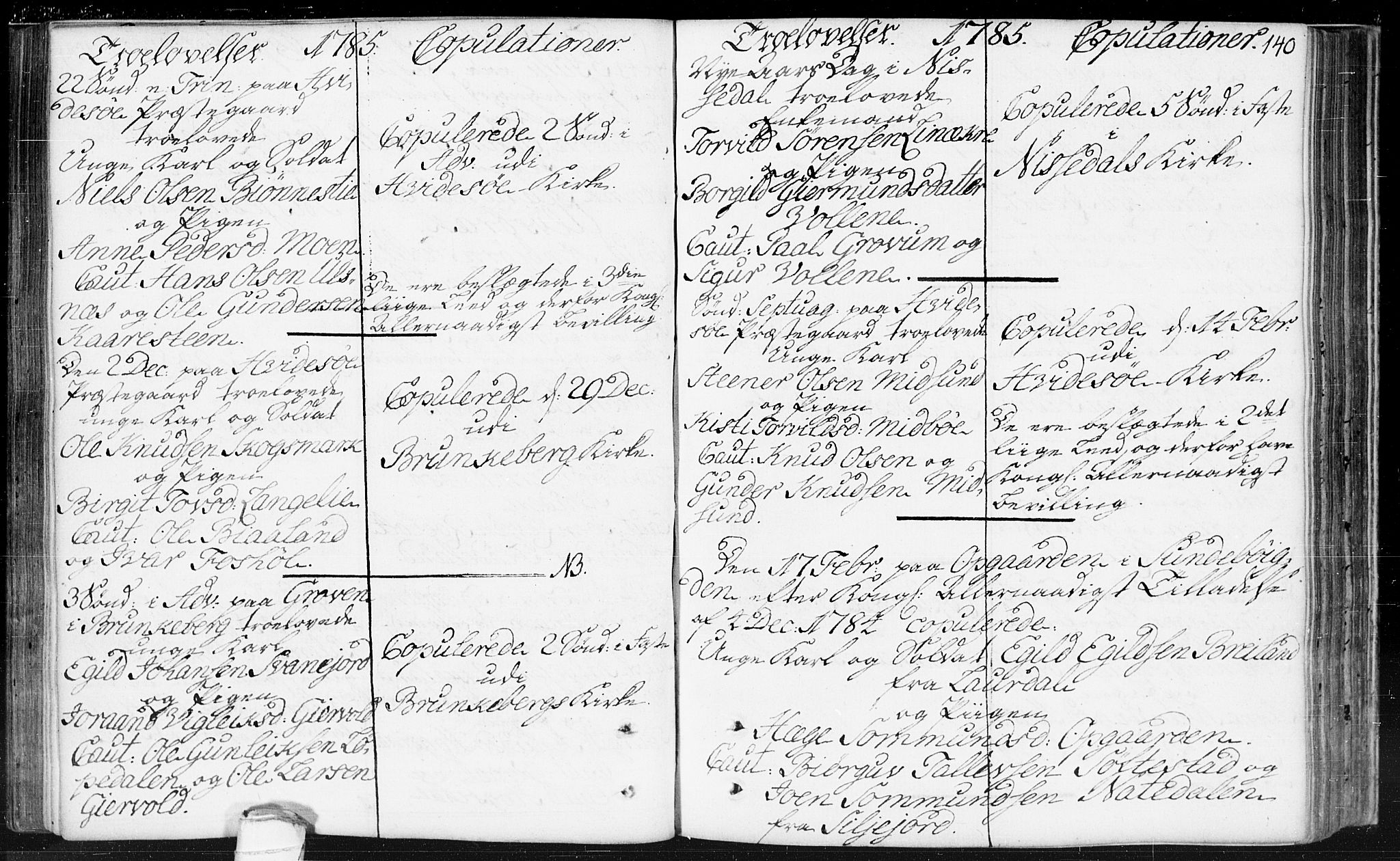 Kviteseid kirkebøker, SAKO/A-276/F/Fa/L0002: Parish register (official) no. I 2, 1773-1786, p. 140
