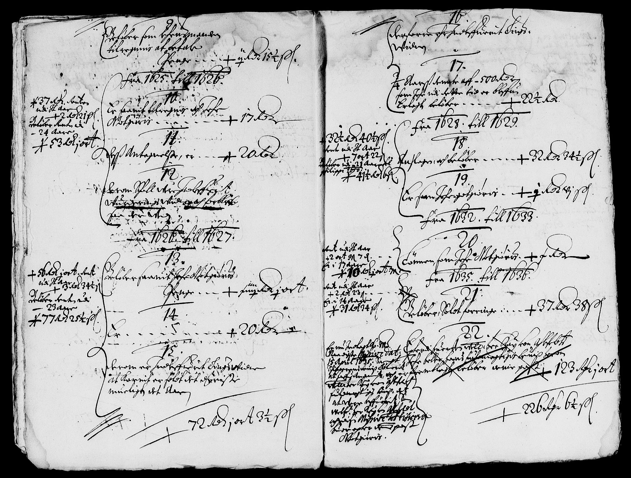 Rentekammeret inntil 1814, Reviderte regnskaper, Lensregnskaper, AV/RA-EA-5023/R/Rb/Rbg/L0007: Verne kloster len, 1623-1647