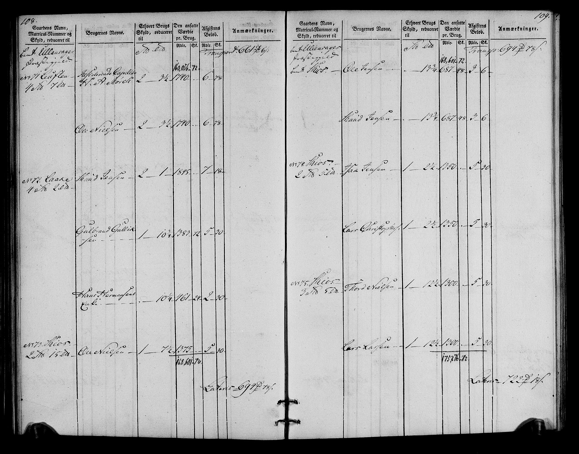 Rentekammeret inntil 1814, Realistisk ordnet avdeling, AV/RA-EA-4070/N/Ne/Nea/L0023: Øvre Romerike fogderi. Oppebørselsregister, 1803-1804, p. 56