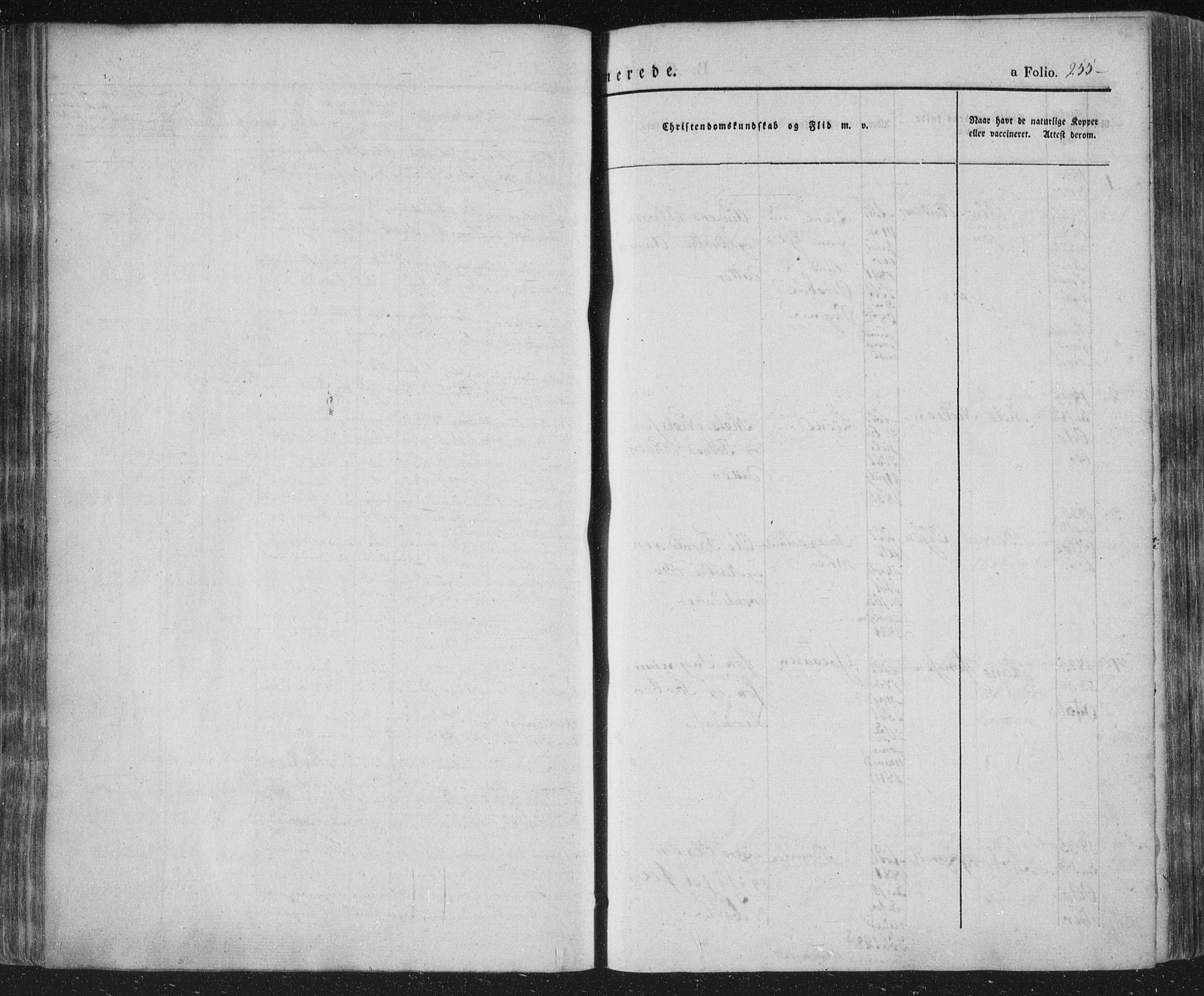 Vennesla sokneprestkontor, AV/SAK-1111-0045/Fa/Fac/L0004: Parish register (official) no. A 4, 1834-1855, p. 255