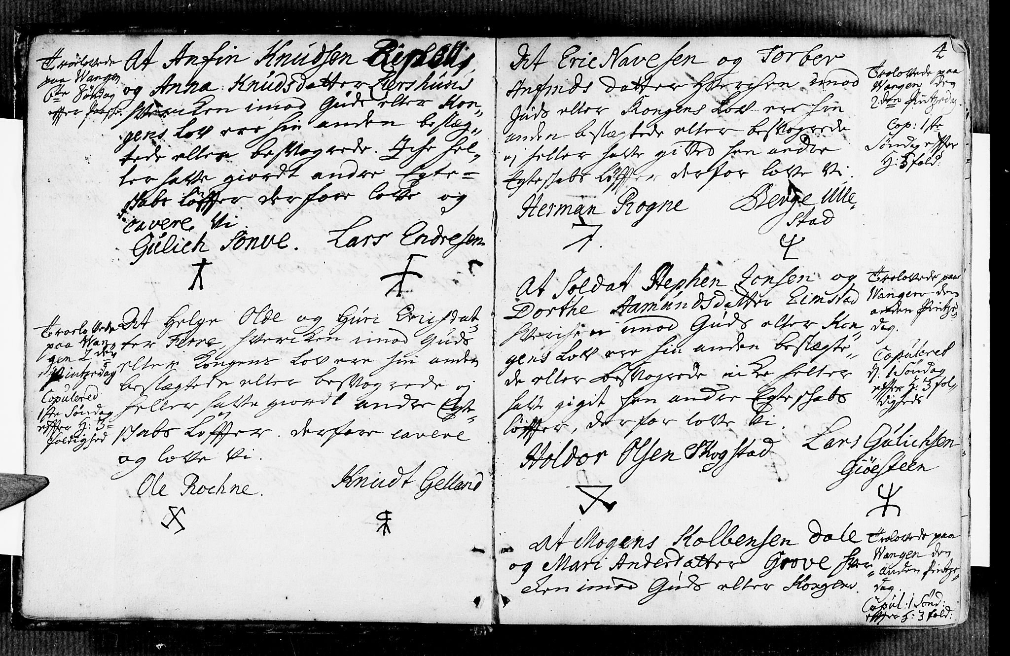 Voss sokneprestembete, SAB/A-79001/H/Haa: Parish register (official) no. A 7, 1731-1773, p. 4