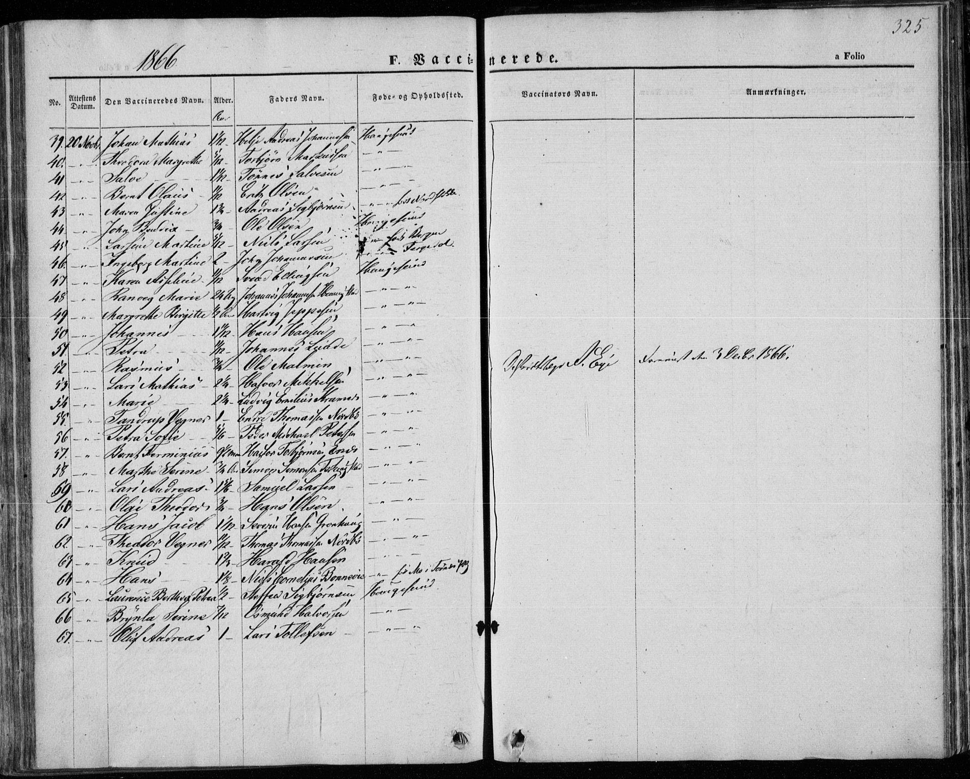 Torvastad sokneprestkontor, AV/SAST-A -101857/H/Ha/Haa/L0011: Parish register (official) no. A 11, 1857-1866, p. 325