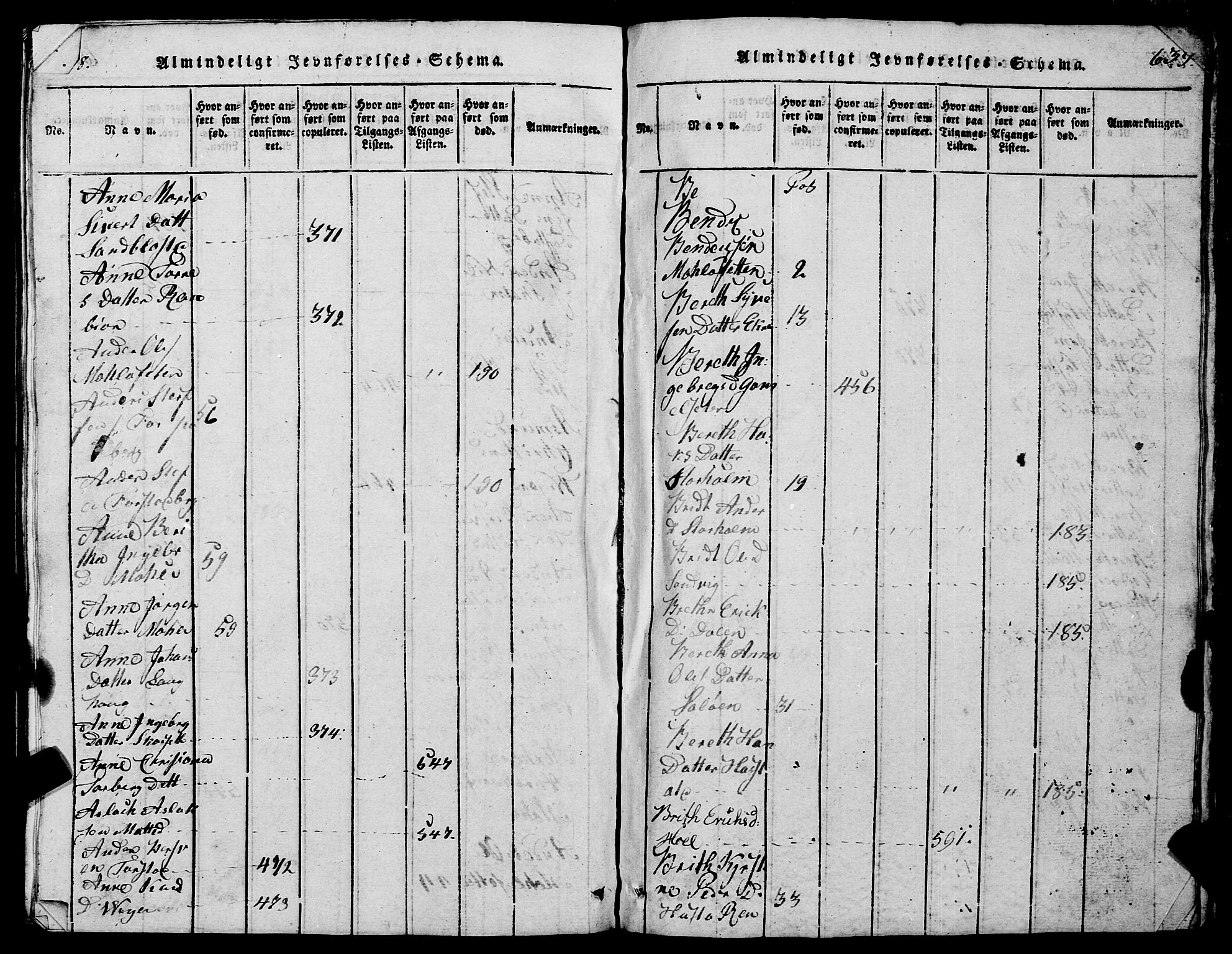 Ministerialprotokoller, klokkerbøker og fødselsregistre - Møre og Romsdal, SAT/A-1454/567/L0781: Parish register (copy) no. 567C01, 1818-1845, p. 638-639