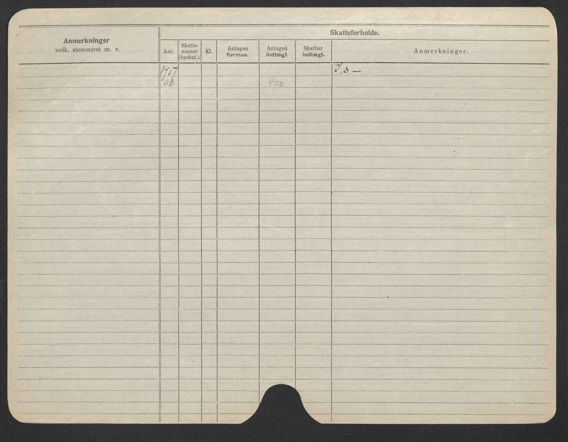 Oslo folkeregister, Registerkort, AV/SAO-A-11715/F/Fa/Fac/L0019: Kvinner, 1906-1914, p. 1021b