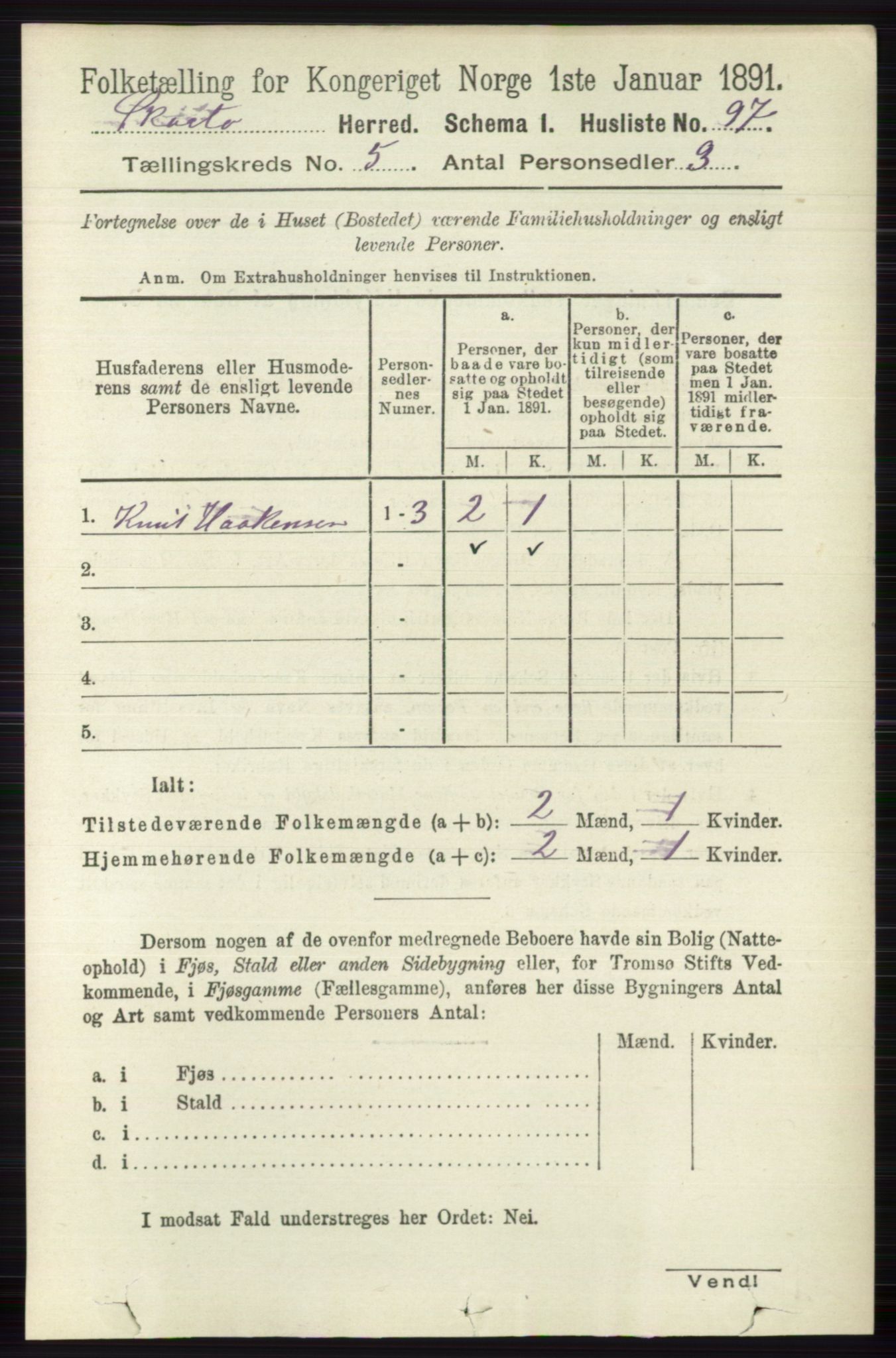 RA, 1891 census for 0815 Skåtøy, 1891, p. 1911