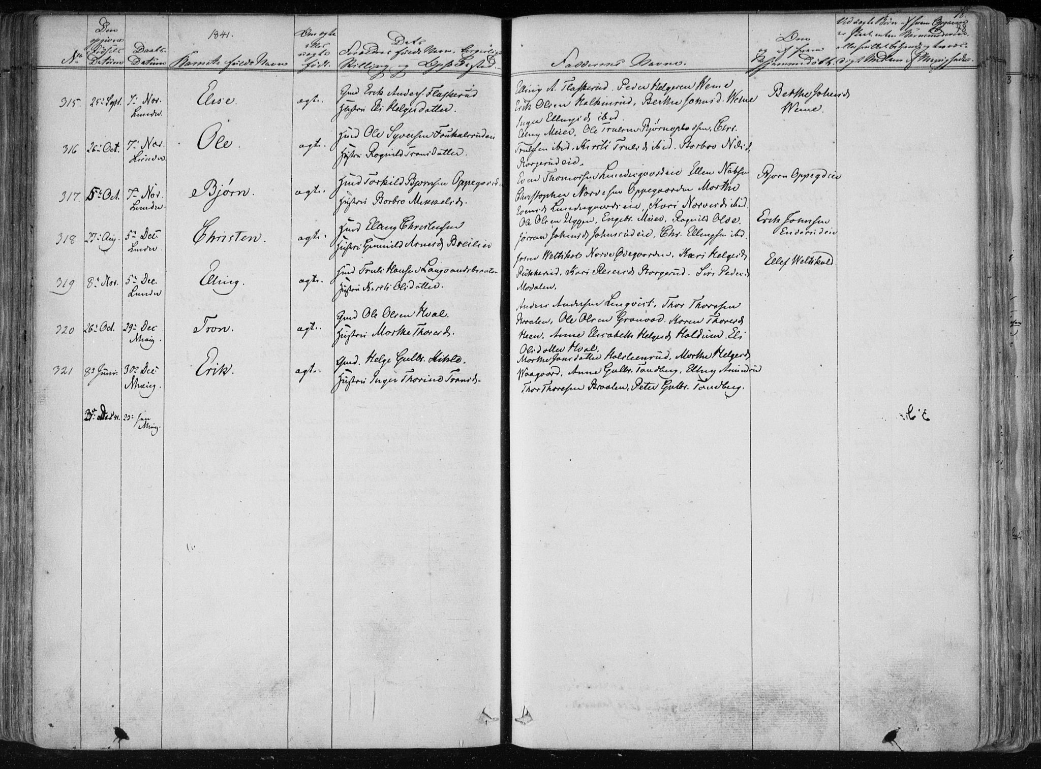 Norderhov kirkebøker, SAKO/A-237/F/Fa/L0010: Parish register (official) no. 10, 1837-1847, p. 78