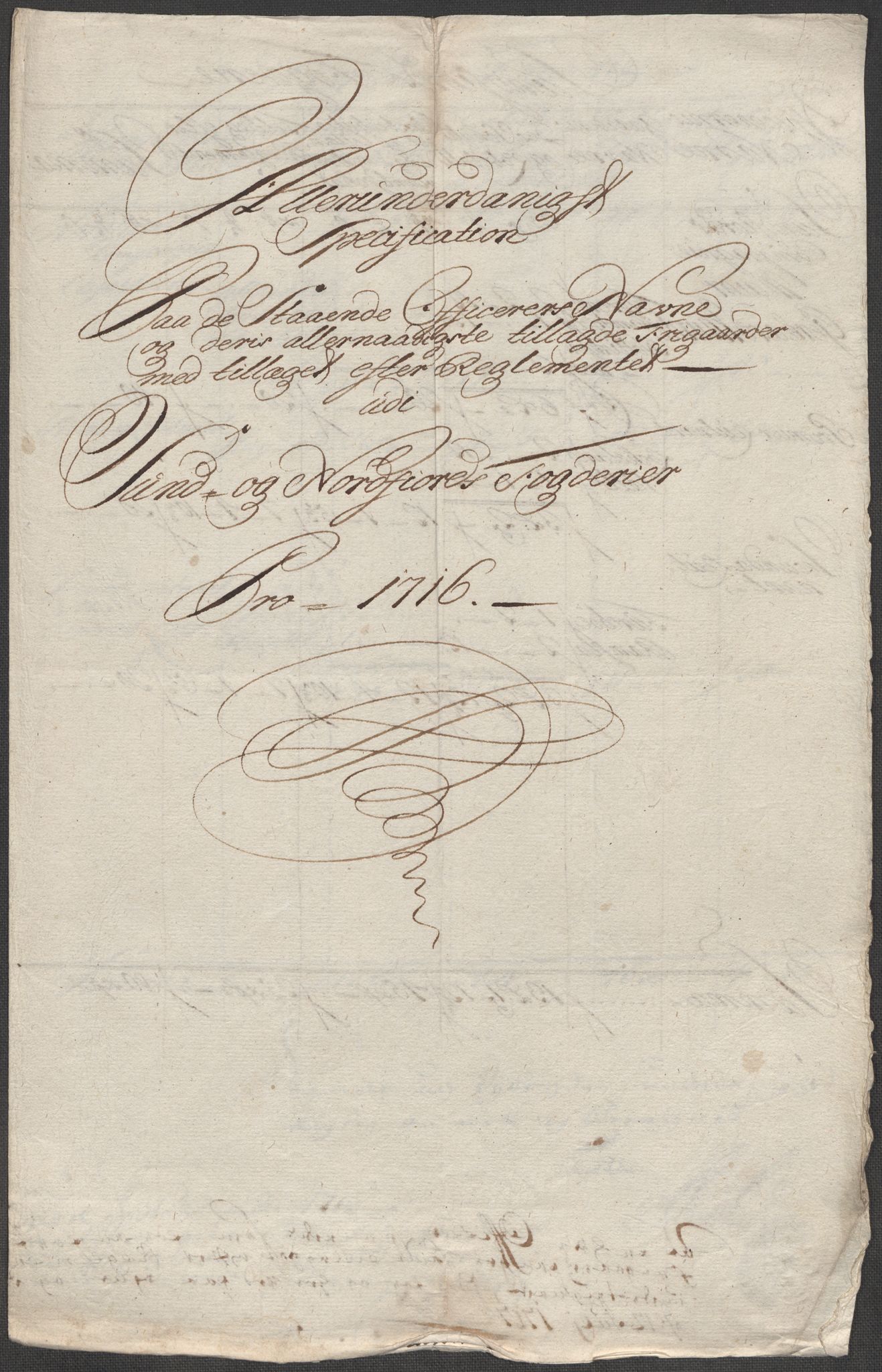 Rentekammeret inntil 1814, Reviderte regnskaper, Fogderegnskap, RA/EA-4092/R53/L3440: Fogderegnskap Sunn- og Nordfjord, 1716, p. 100