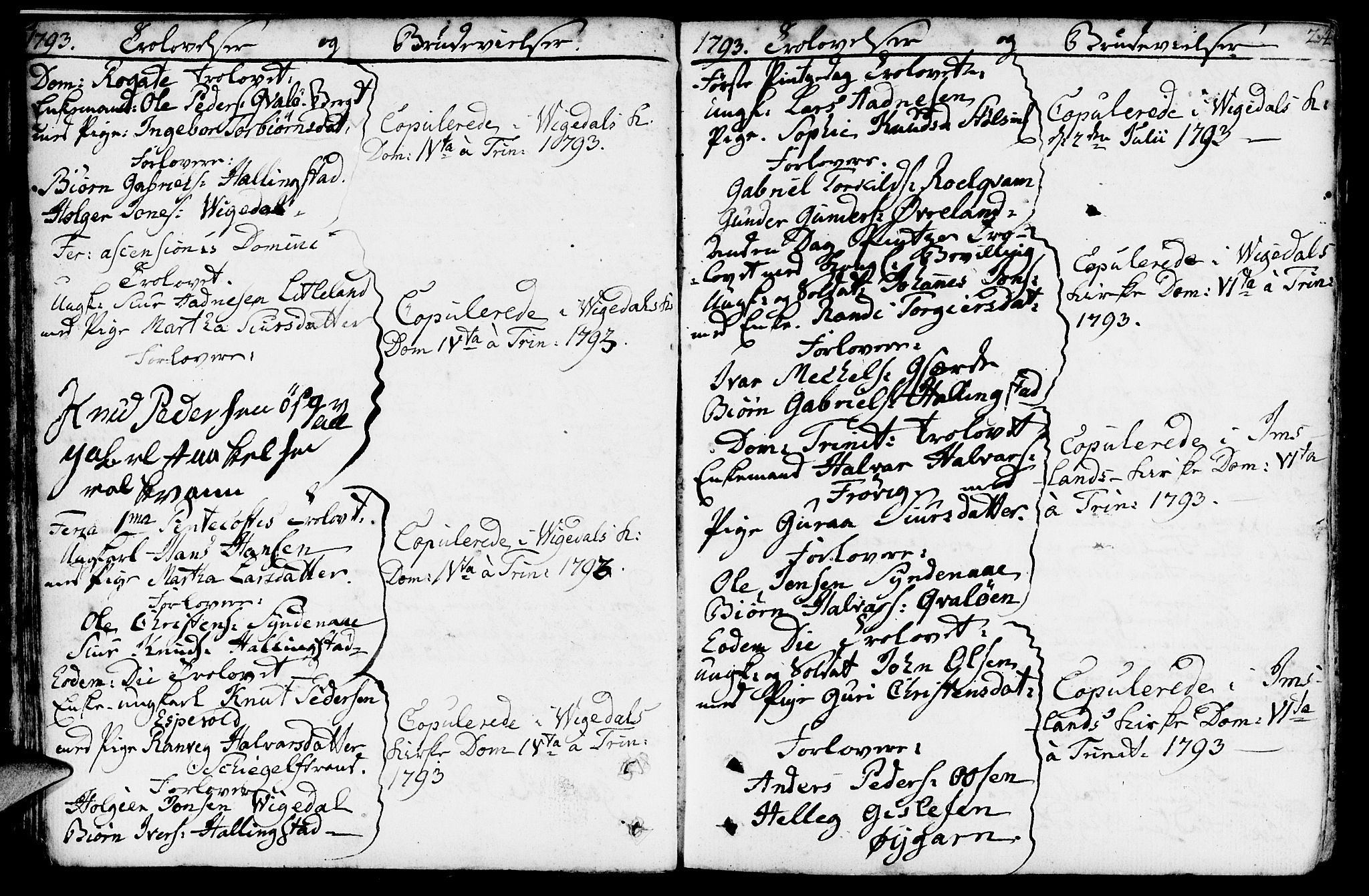 Vikedal sokneprestkontor, SAST/A-101840/01/IV: Parish register (official) no. A 2, 1779-1817, p. 24