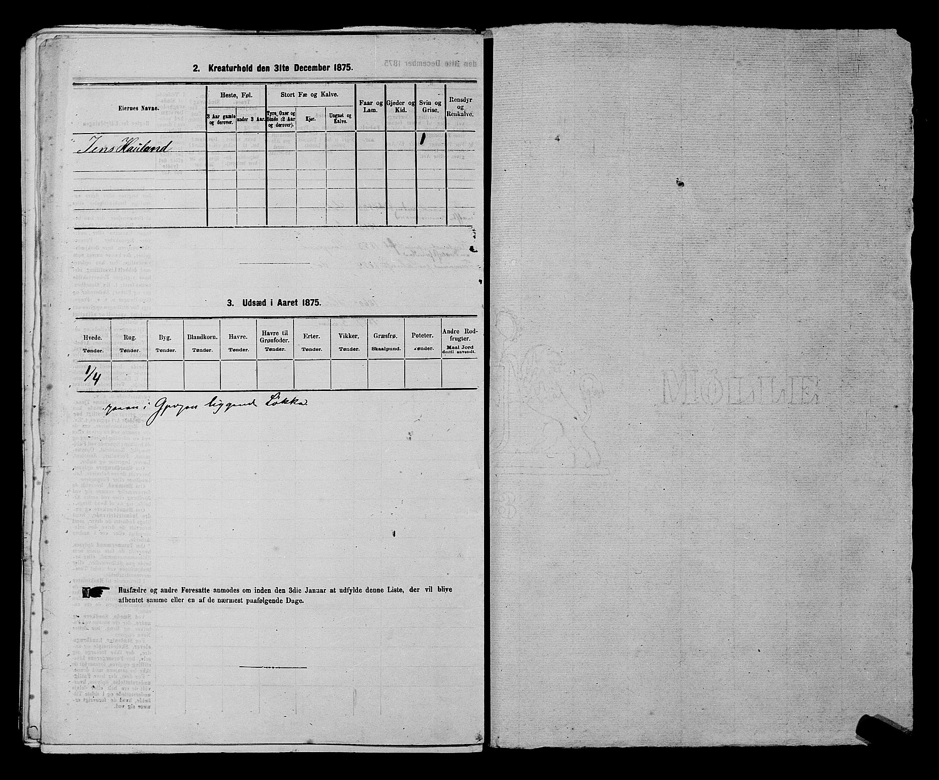 SAKO, 1875 census for 0805P Porsgrunn, 1875, p. 275