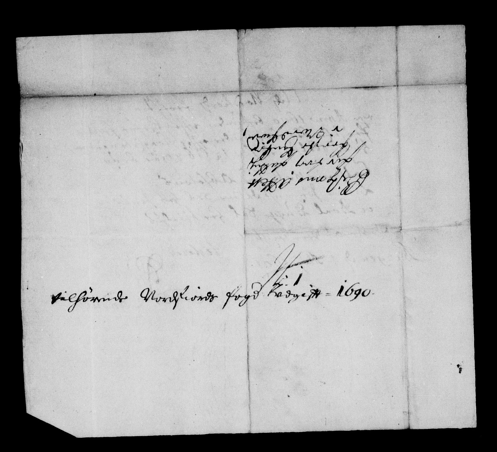 Rentekammeret inntil 1814, Reviderte regnskaper, Stiftamtstueregnskaper, Bergen stiftamt, RA/EA-6043/R/Rc/L0093: Bergen stiftamt, 1690