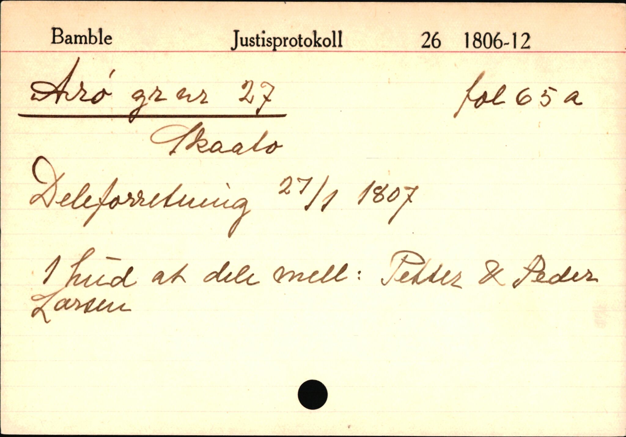 Statsarkivet i Kongsberg, AV/SAKO-A-0001/E/Ed/L0003/0022: Registerkort til avskrifter for eiendommer i Telemark / Eiendommer i Skåtøy kommune, 1600-1950, p. 3