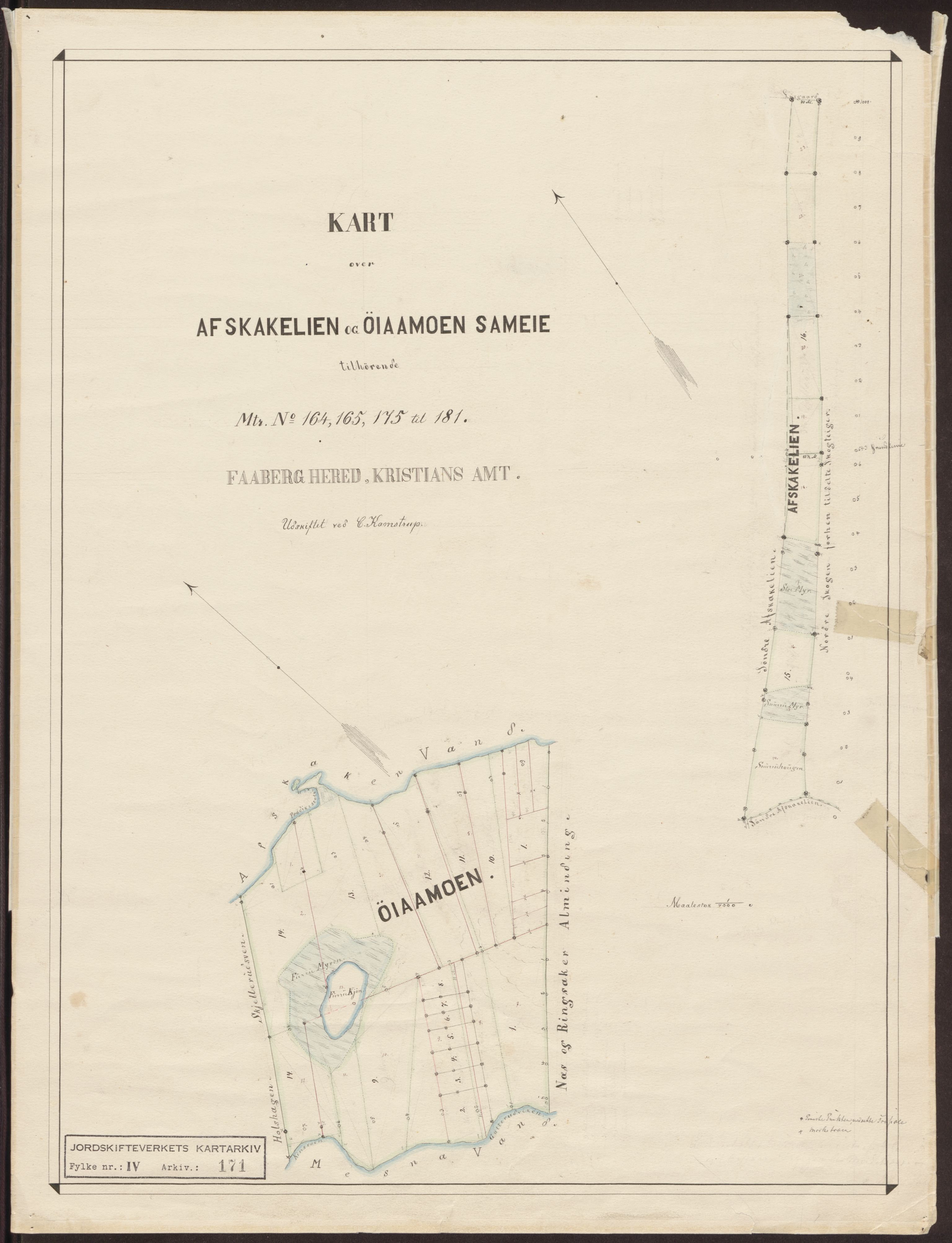 Jordskifteverkets kartarkiv, AV/RA-S-3929/T, 1859-1988, p. 220