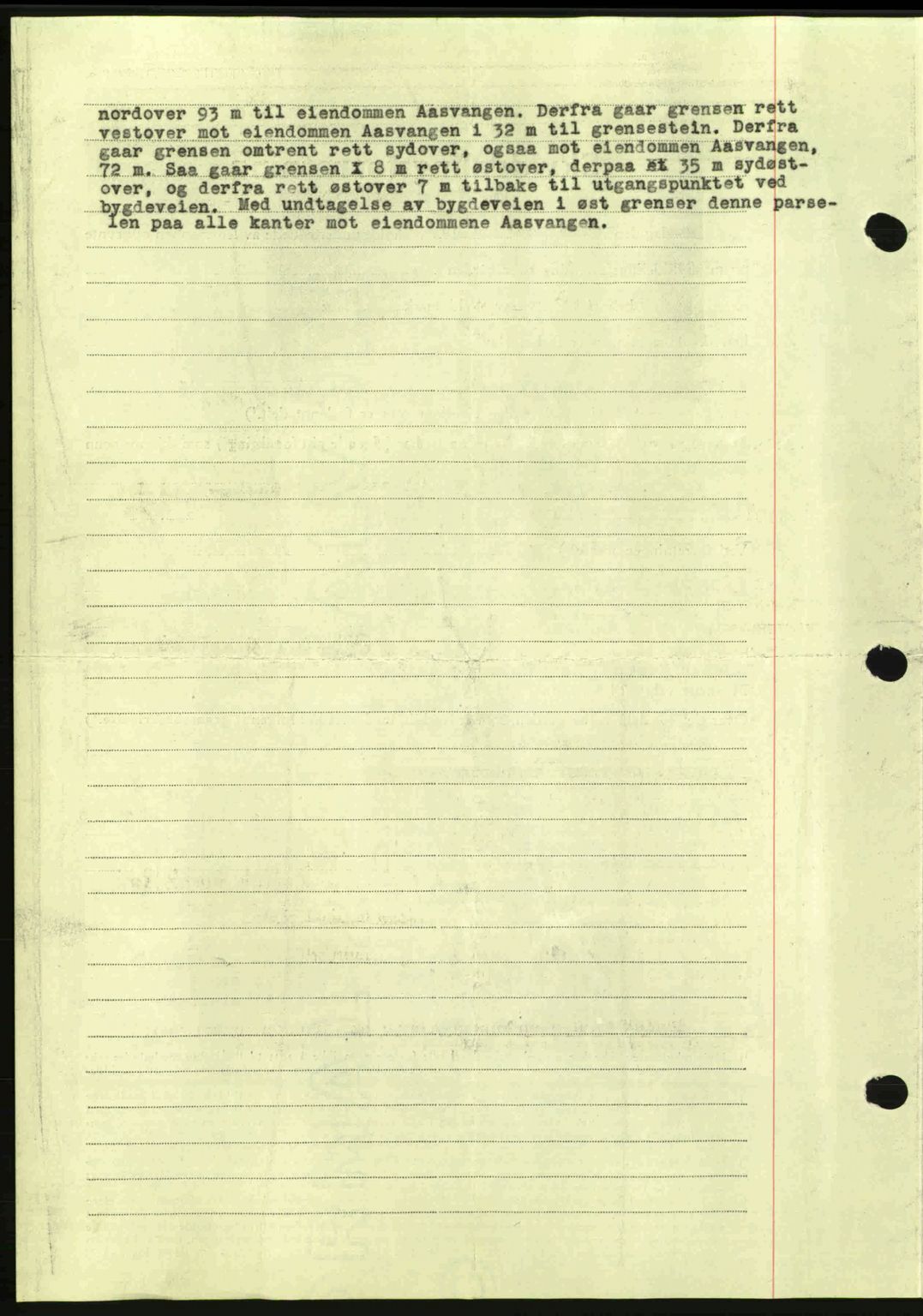 Nes tingrett, SAO/A-10548/G/Gb/Gbb/L0010: Mortgage book no. 54, 1939-1940, Diary no: : 1261/1940