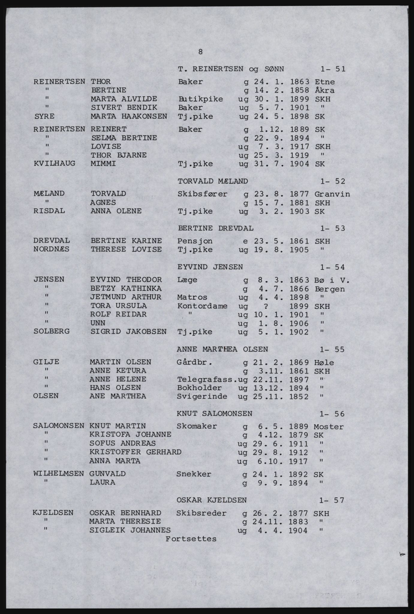 SAST, Copy of 1920 census for Karmøy, 1920, p. 20