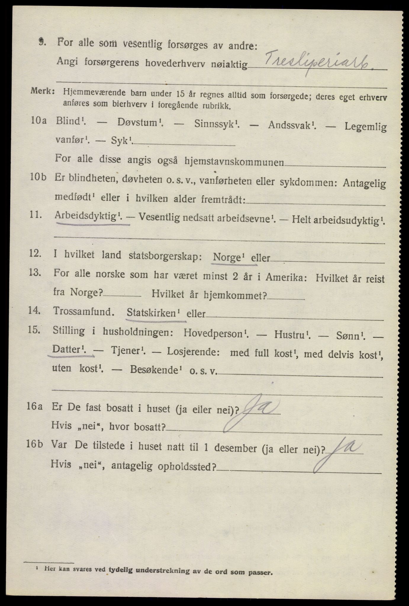 SAKO, 1920 census for Krødsherad, 1920, p. 2370