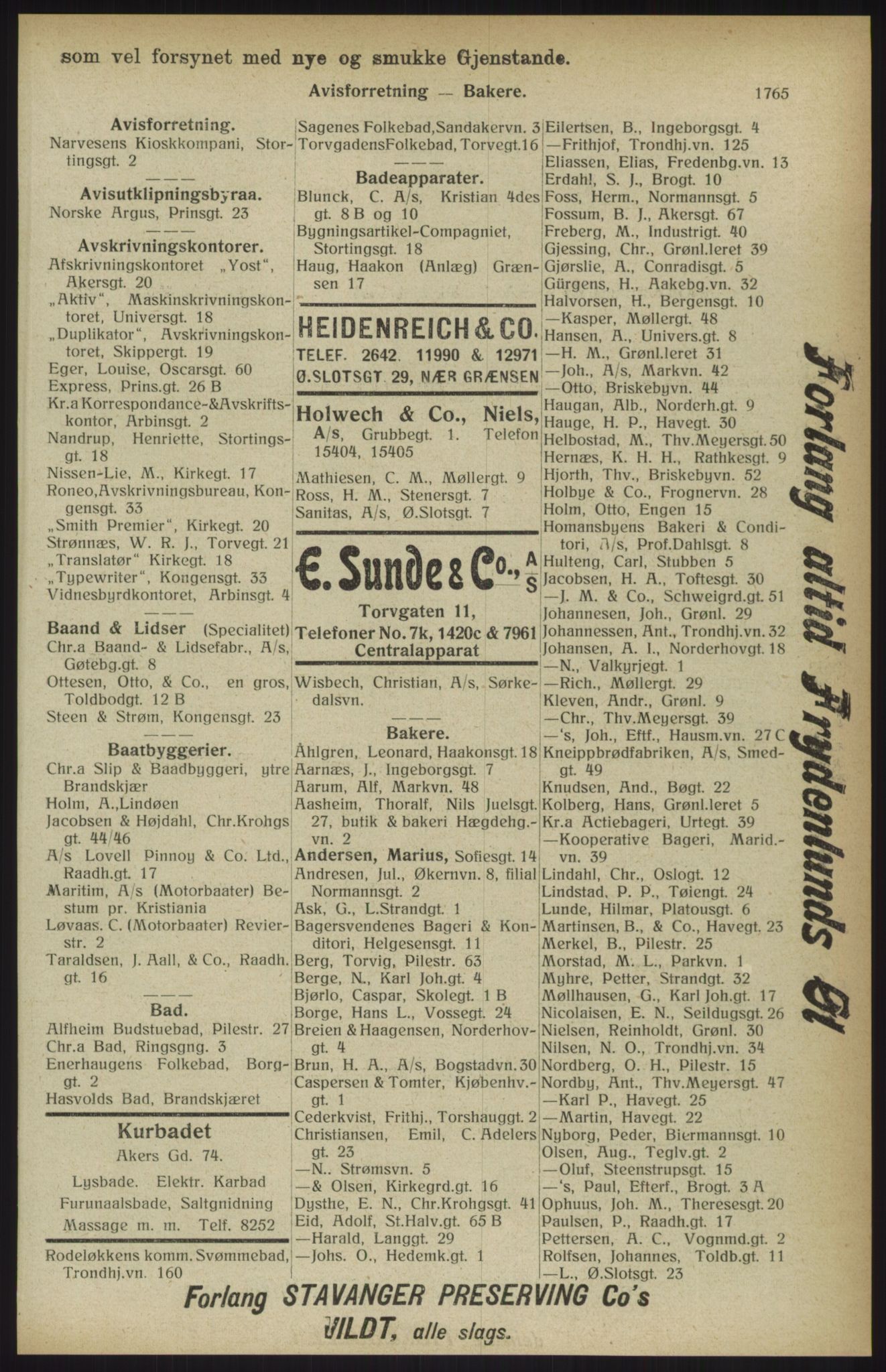 Kristiania/Oslo adressebok, PUBL/-, 1914, p. 1765