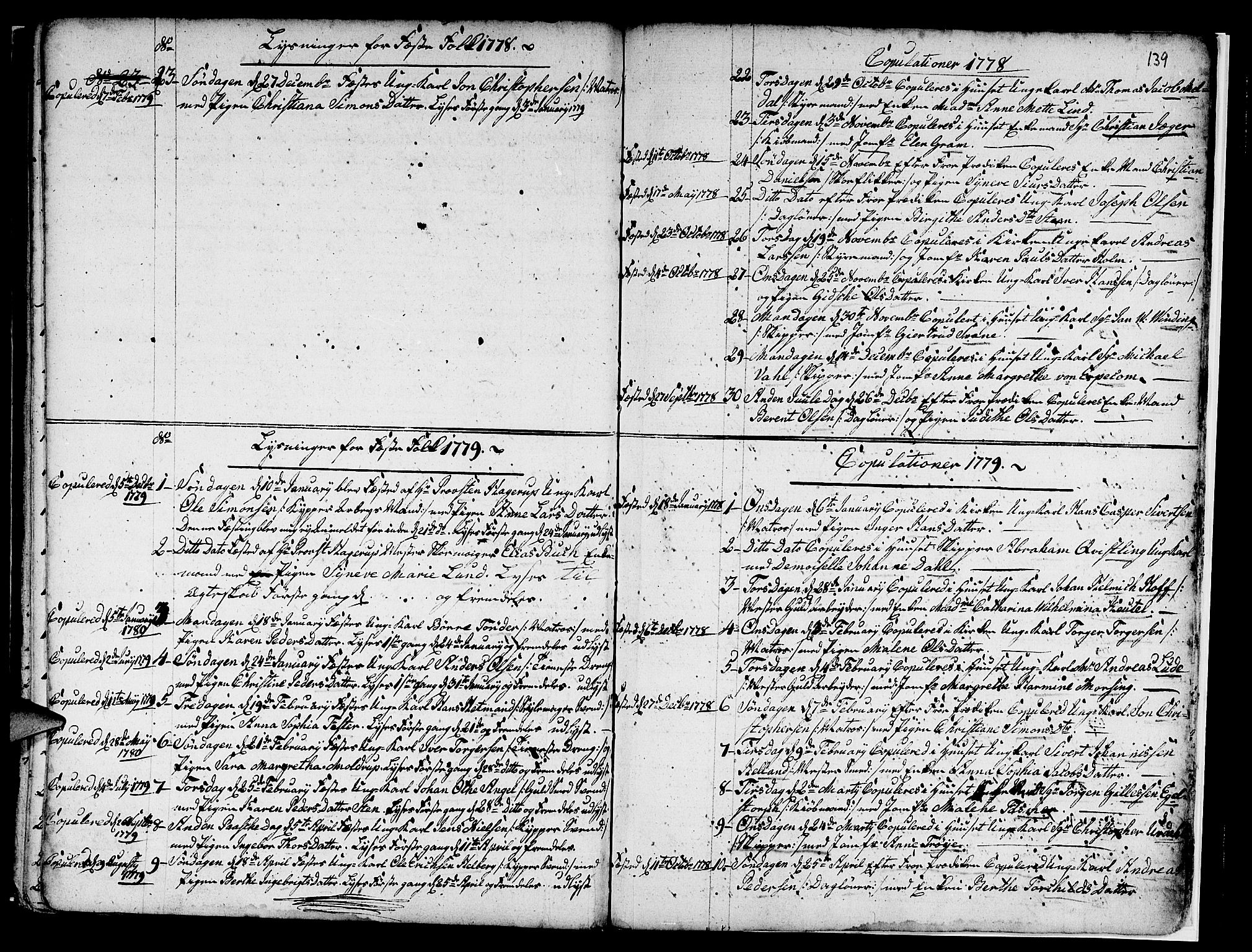 Nykirken Sokneprestembete, SAB/A-77101/H/Haa/L0007: Parish register (official) no. A 7, 1719-1781, p. 139