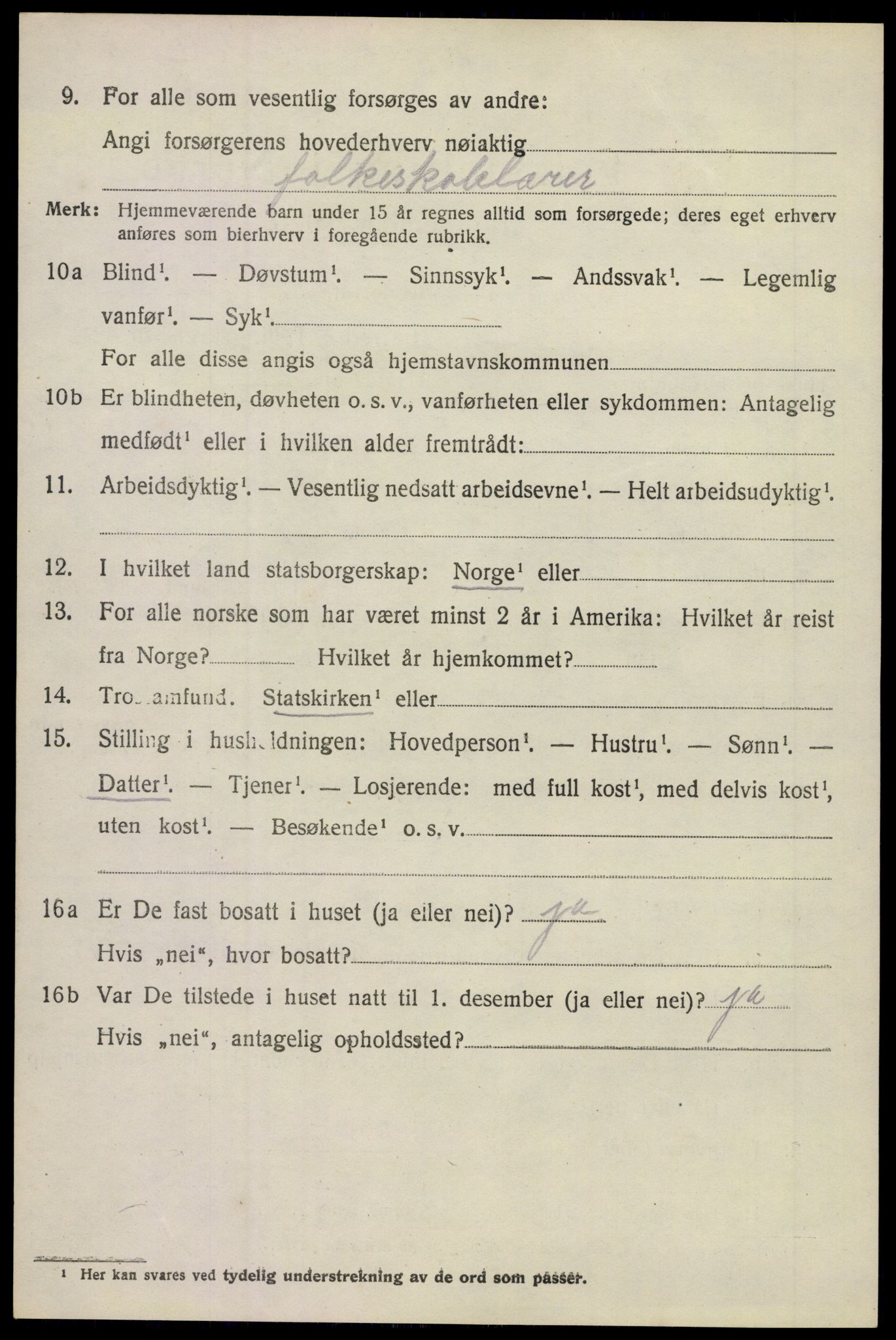 SAKO, 1920 census for Sande, 1920, p. 8063