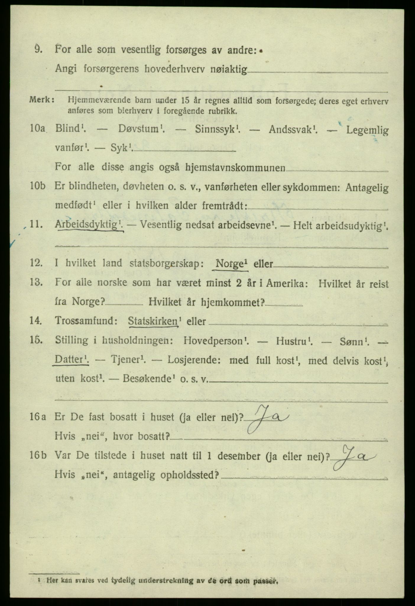 SAB, 1920 census for Manger, 1920, p. 5726