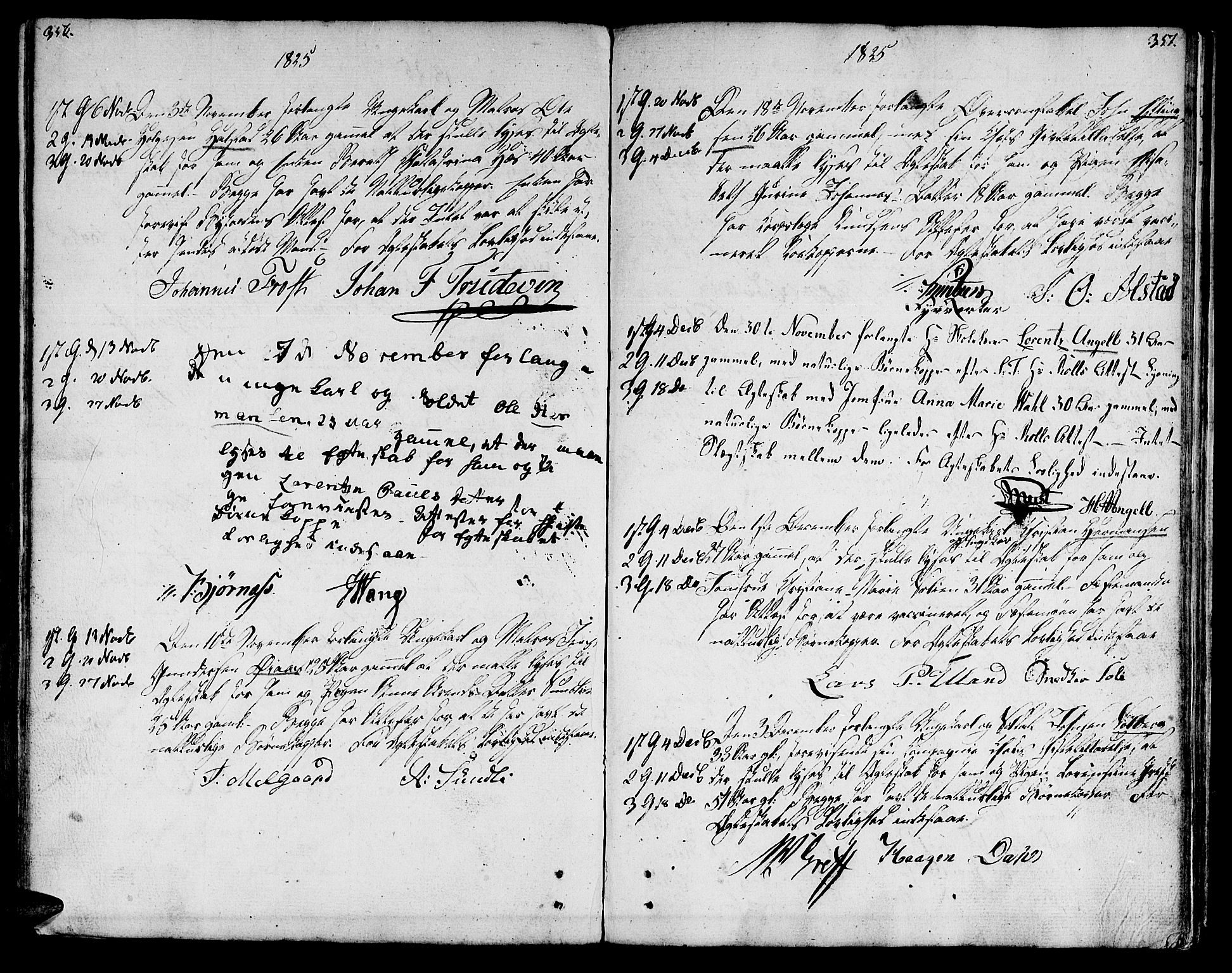 Ministerialprotokoller, klokkerbøker og fødselsregistre - Sør-Trøndelag, SAT/A-1456/601/L0042: Parish register (official) no. 601A10, 1802-1830, p. 350-351