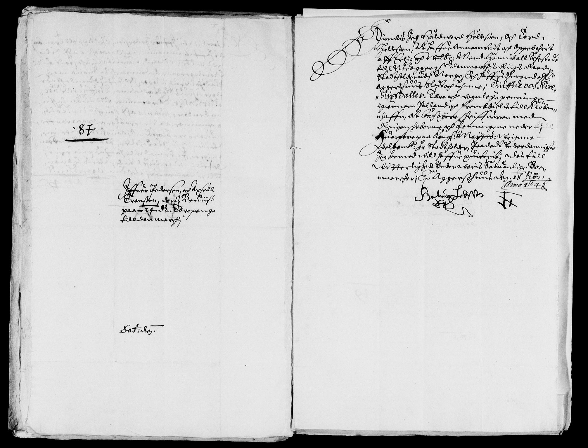 Rentekammeret inntil 1814, Reviderte regnskaper, Lensregnskaper, AV/RA-EA-5023/R/Rb/Rba/L0187: Akershus len, 1644-1647