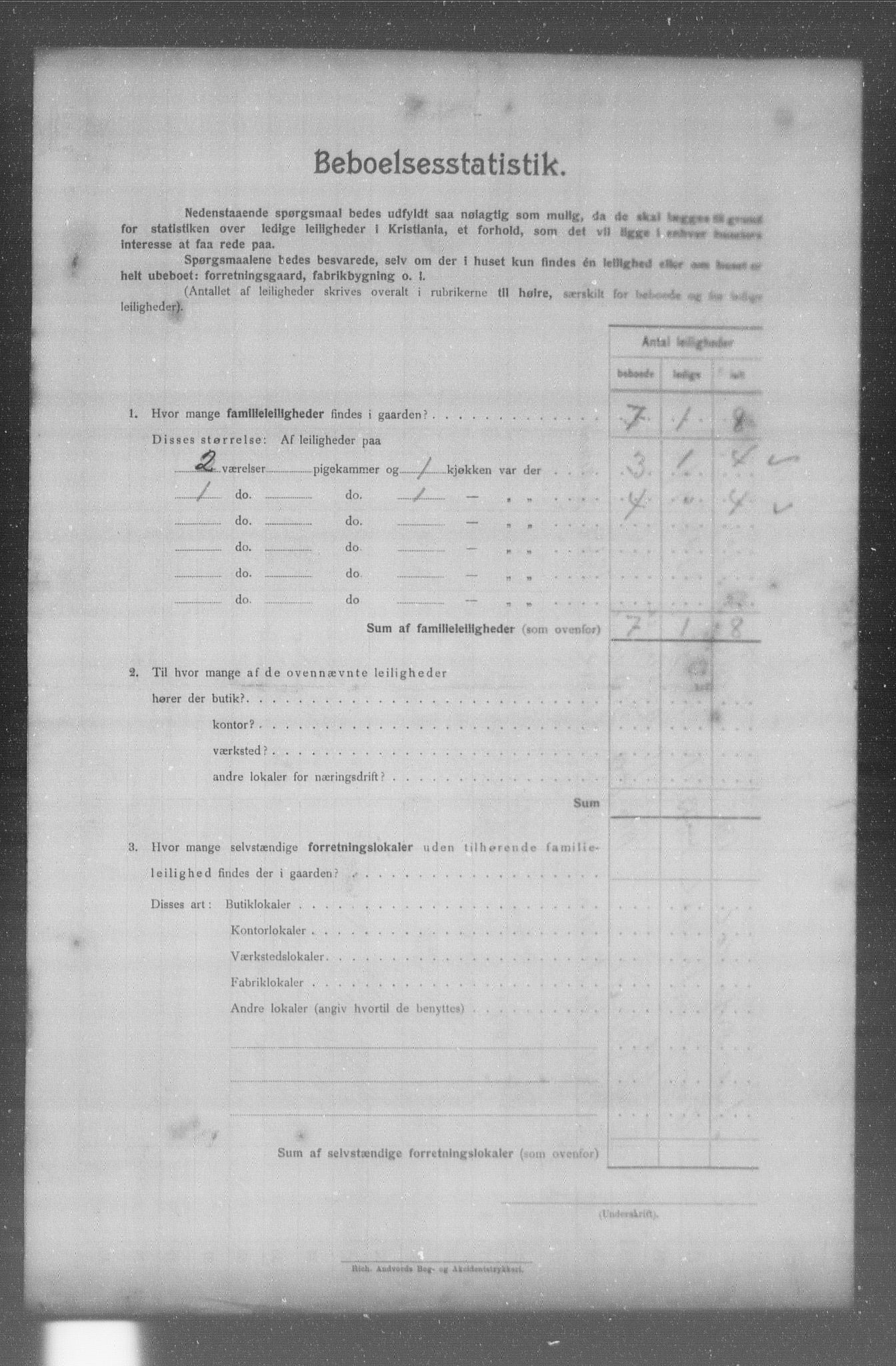 OBA, Municipal Census 1904 for Kristiania, 1904, p. 11072