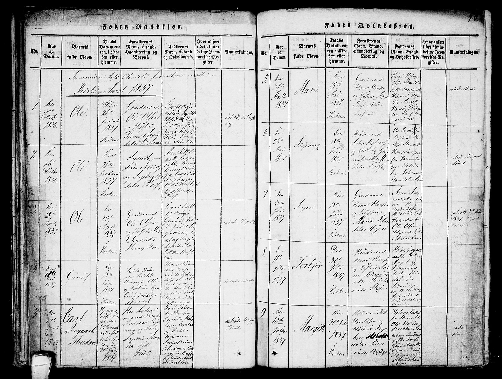 Hjartdal kirkebøker, AV/SAKO-A-270/F/Fb/L0001: Parish register (official) no. II 1, 1815-1843, p. 56