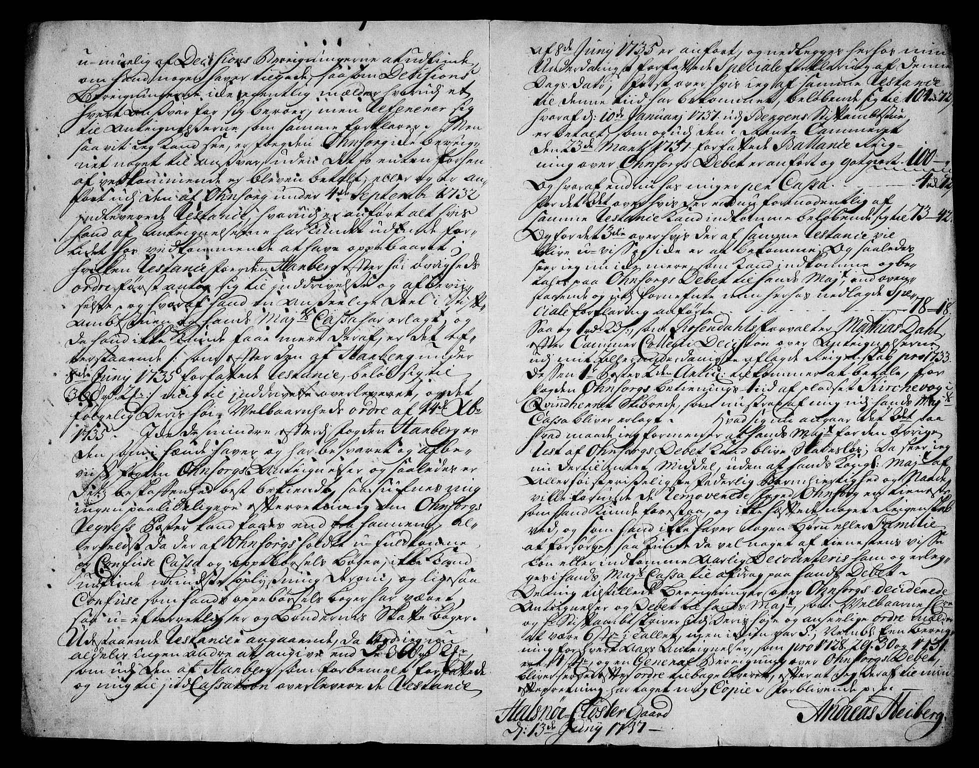 Rentekammeret inntil 1814, Realistisk ordnet avdeling, AV/RA-EA-4070/On/L0005: [Jj 6]: Forskjellige dokumenter om Halsnøy klosters gods, 1697-1770, p. 242