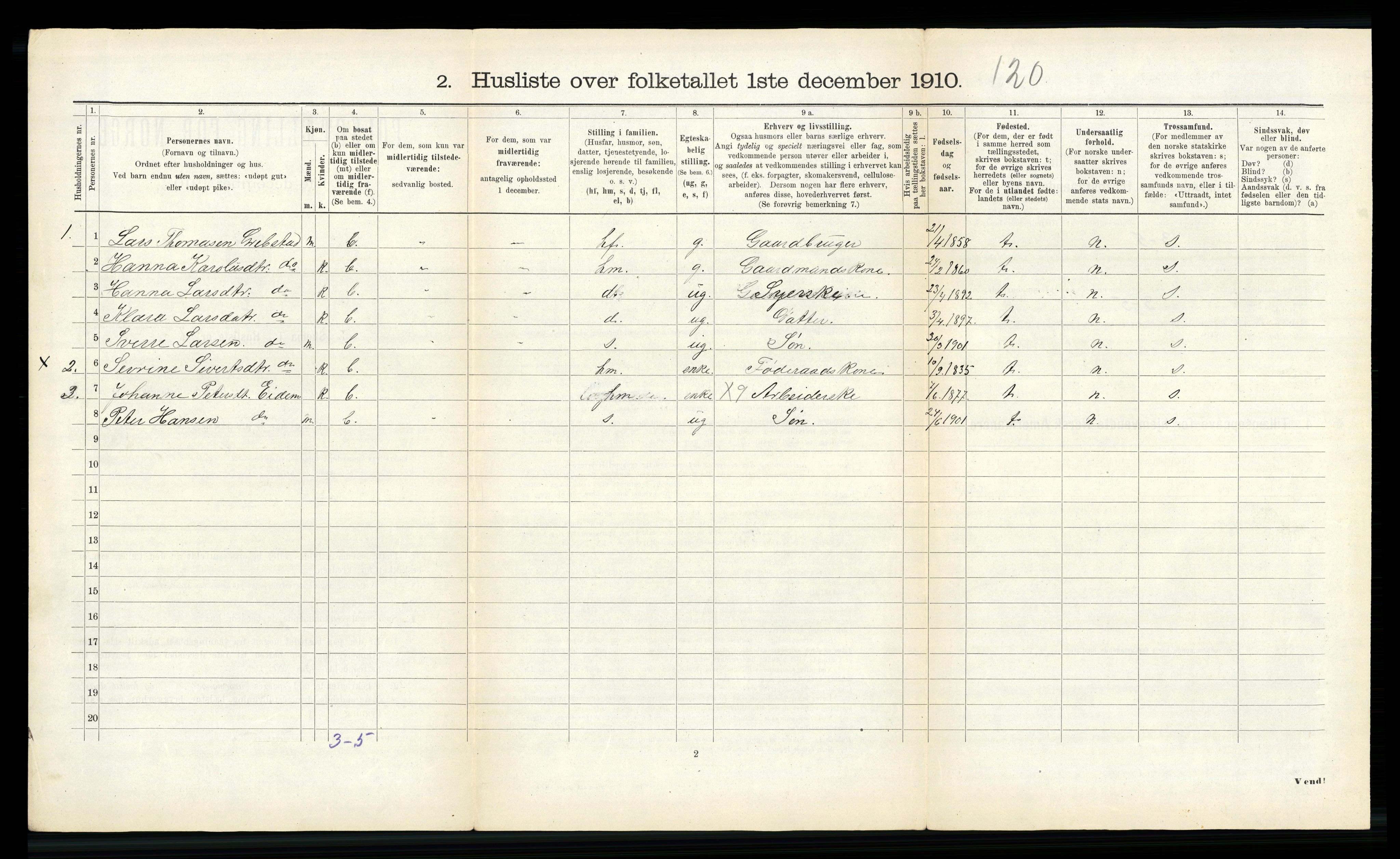 RA, 1910 census for Sykkylven, 1910, p. 98