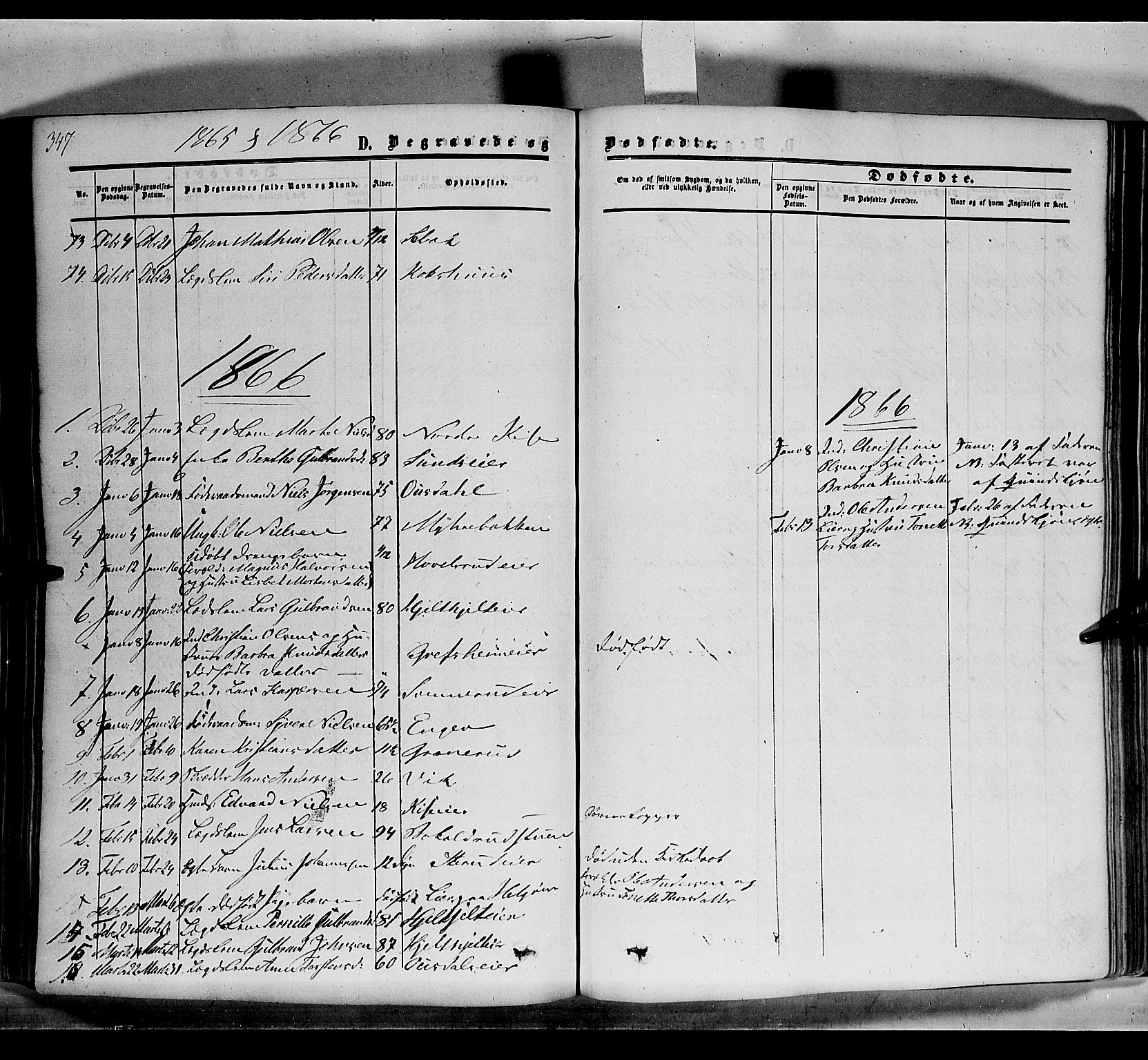 Nes prestekontor, Hedmark, SAH/PREST-020/K/Ka/L0004: Parish register (official) no. 4, 1852-1886, p. 347