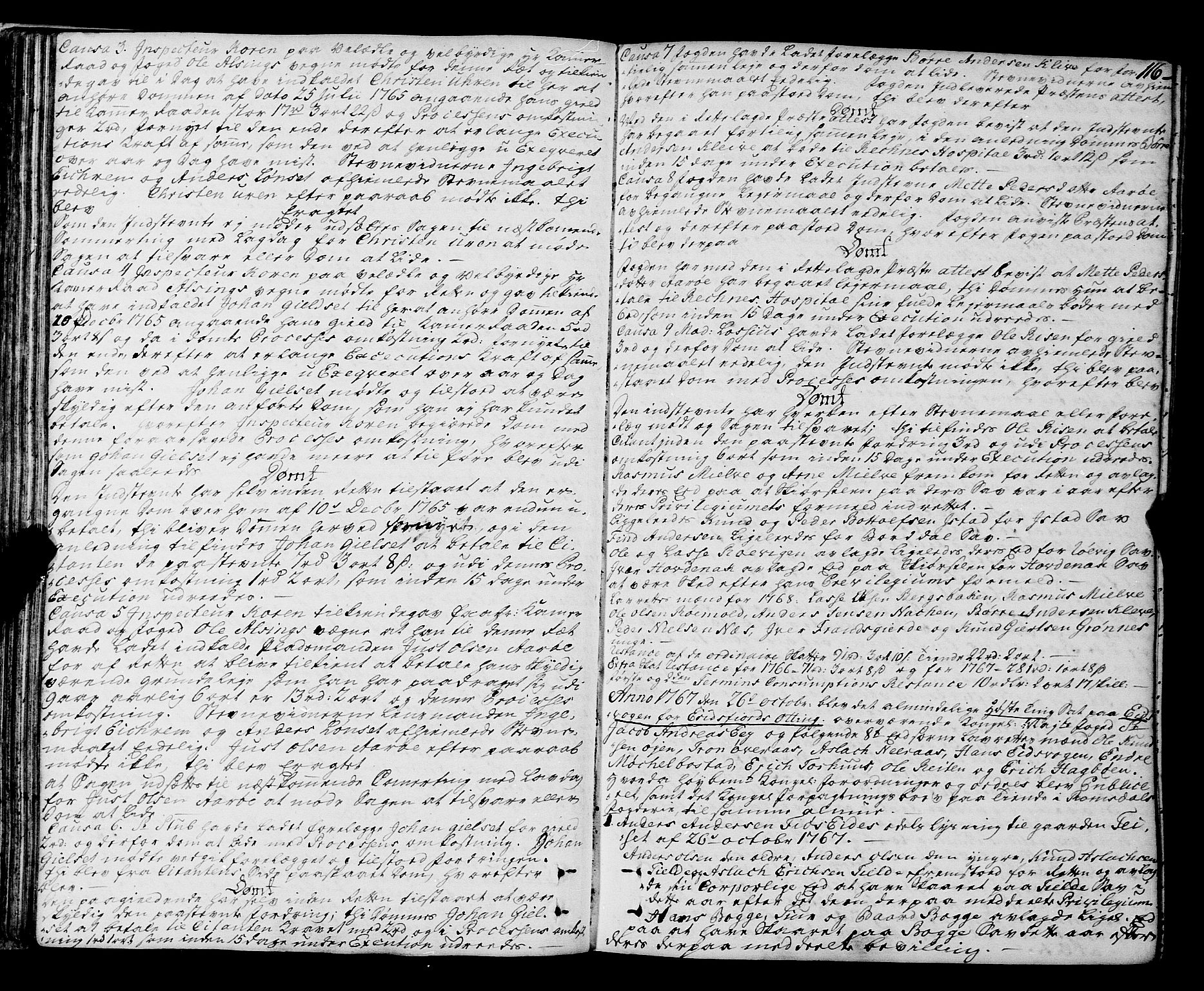 Romsdal sorenskriveri, SAT/A-4149/1/1/1A/L0015: Tingbok, 1765-1775, p. 115b-116a