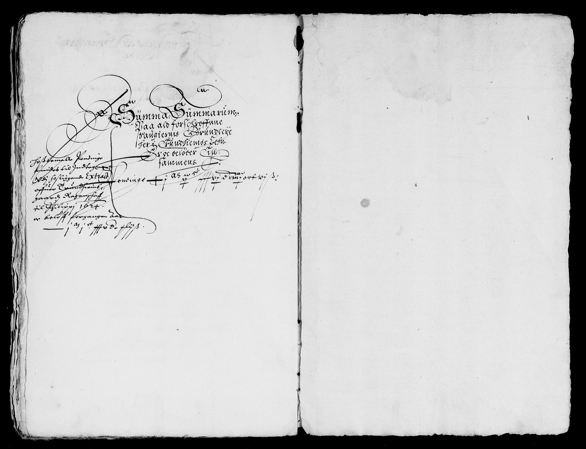 Rentekammeret inntil 1814, Reviderte regnskaper, Lensregnskaper, AV/RA-EA-5023/R/Rb/Rbw/L0024: Trondheim len, 1622-1624