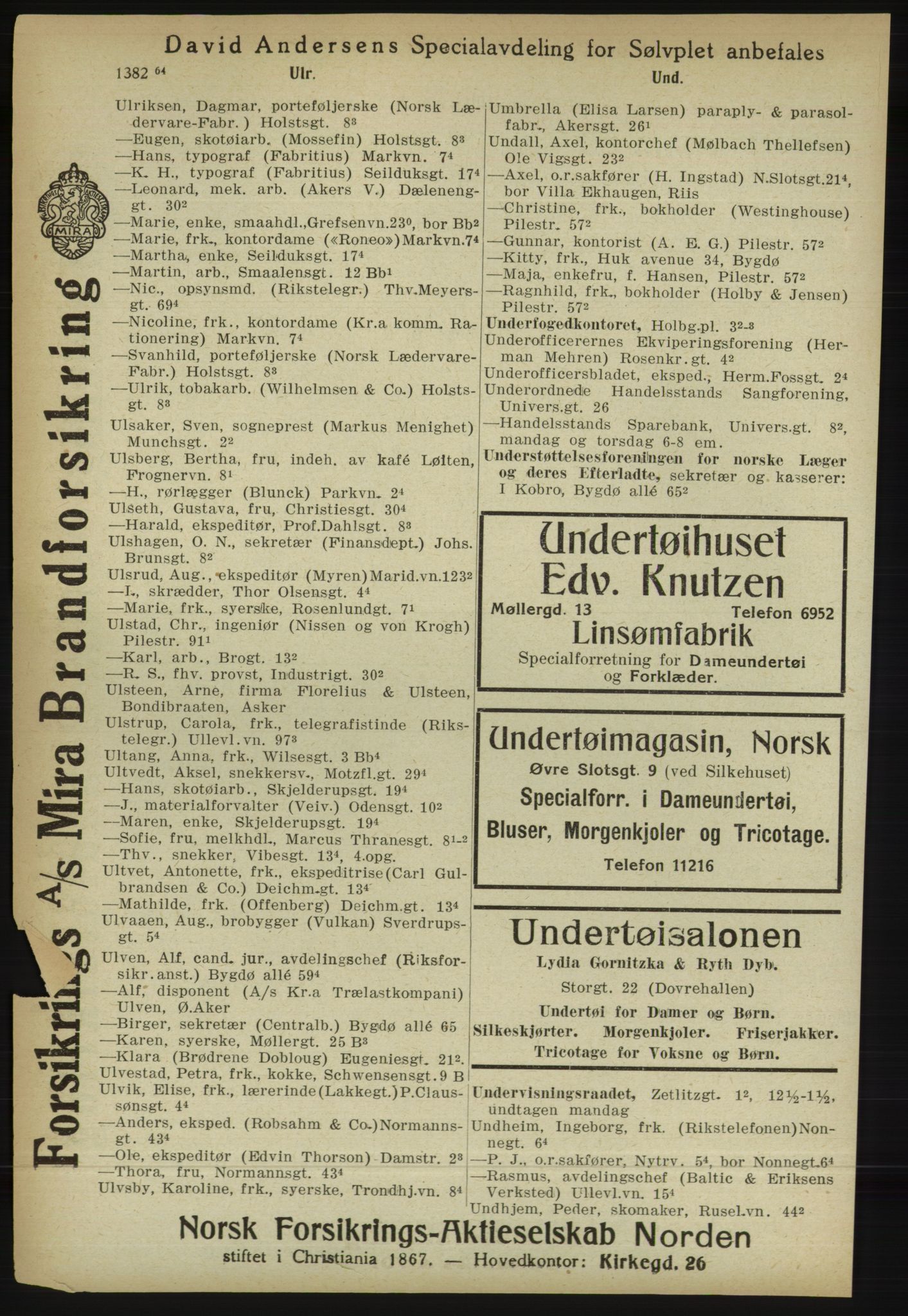 Kristiania/Oslo adressebok, PUBL/-, 1918, p. 1471