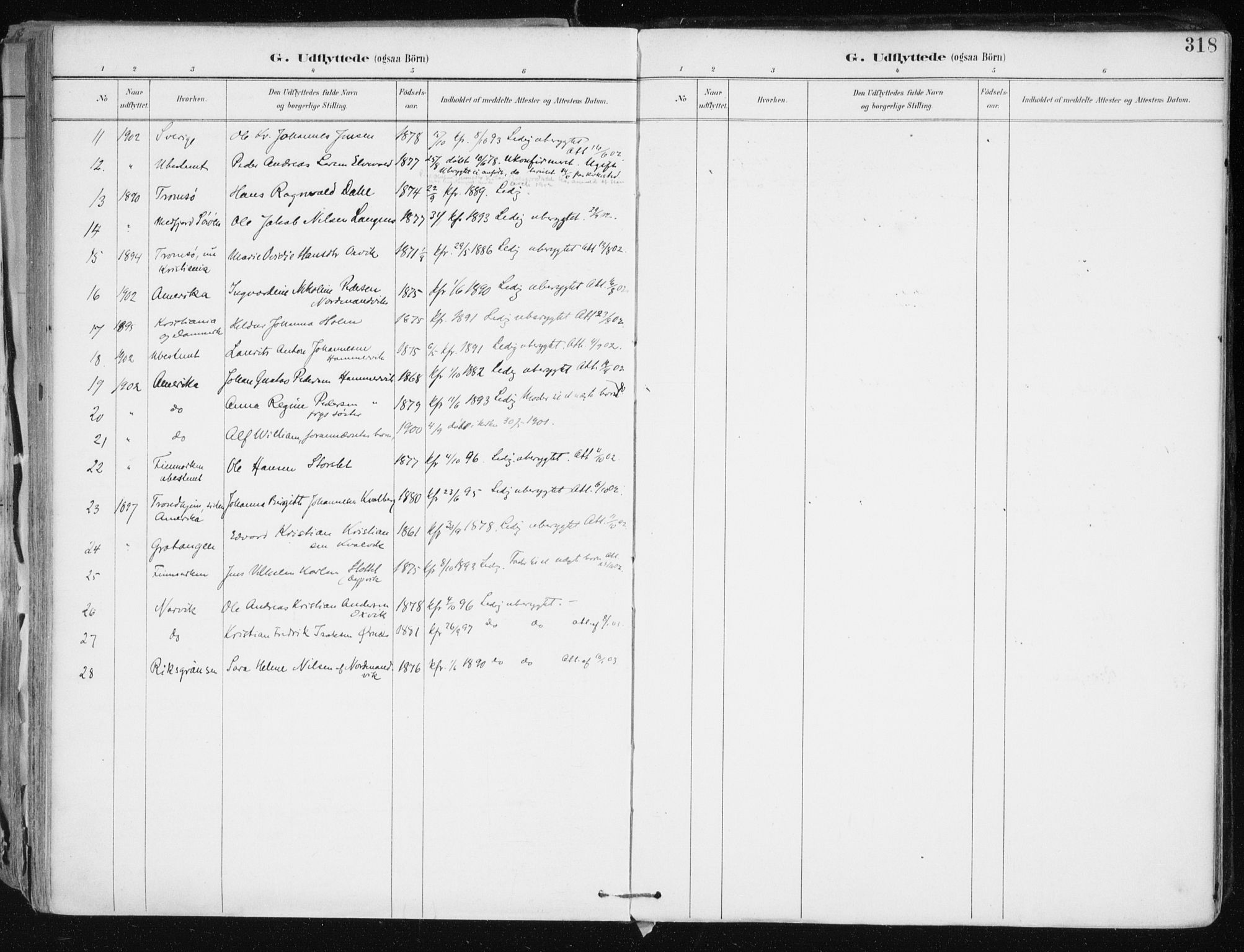 Lyngen sokneprestembete, AV/SATØ-S-1289/H/He/Hea/L0008kirke: Parish register (official) no. 8, 1891-1902, p. 318