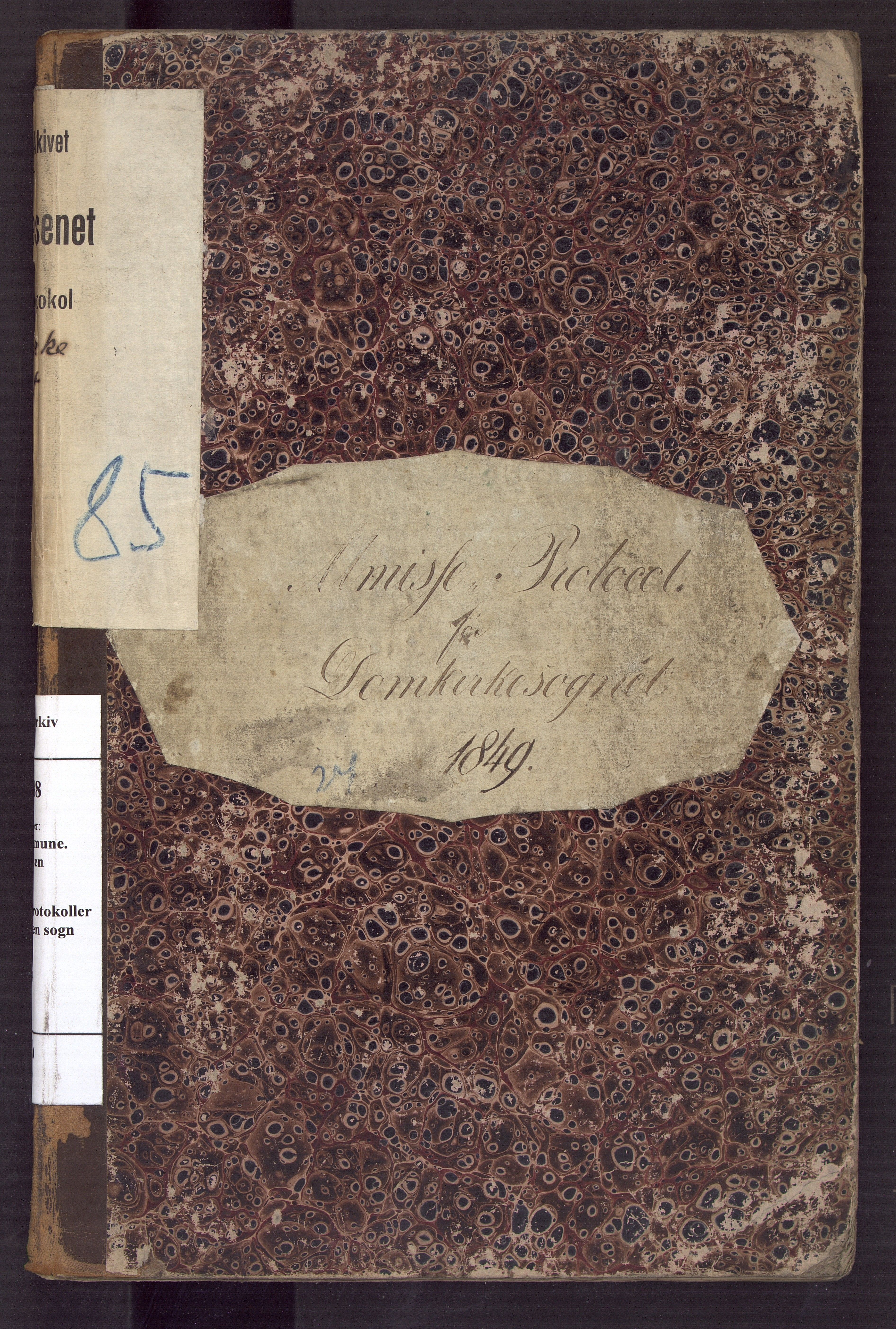 Bergen kommune. Sosialvesen, BBA/A-2588/F/Fd/Fdb, 1849