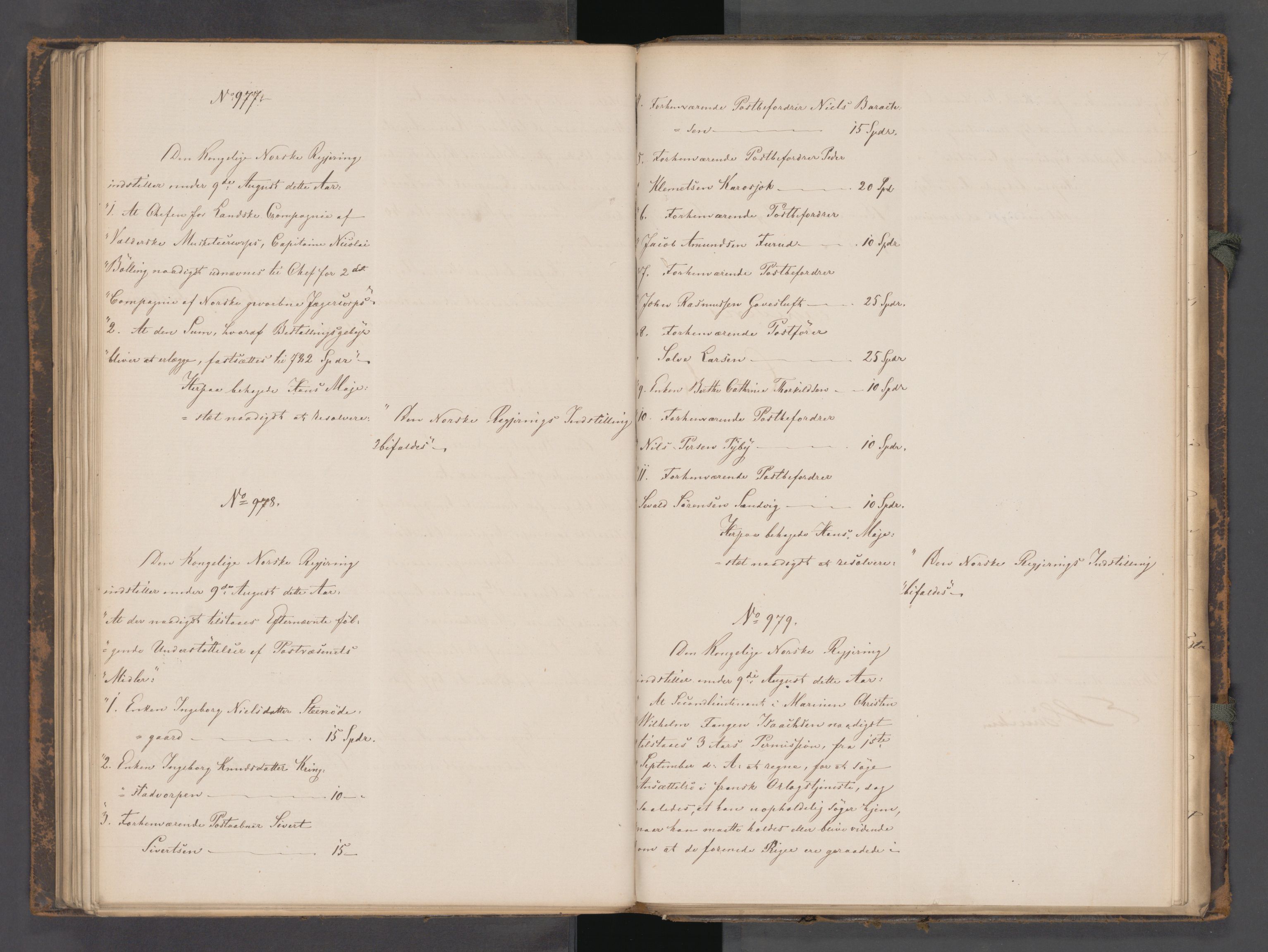 Statsrådssekretariatet, AV/RA-S-1001/A/Ab/L0104: Kgl. res. nr. 724-1001b, 2. halvår, 1865