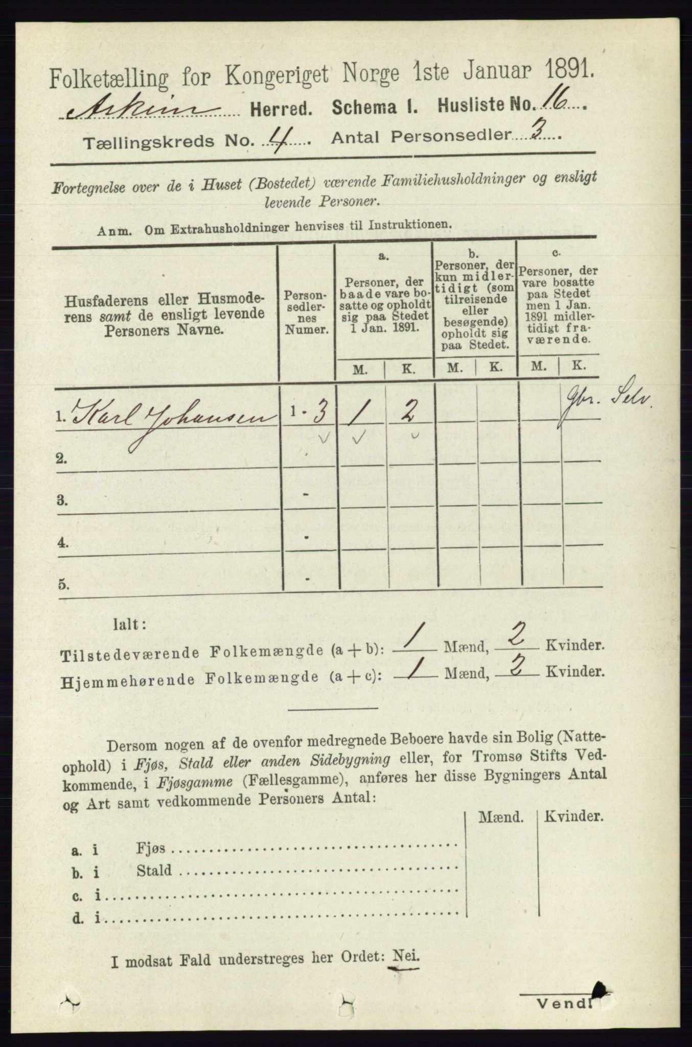 RA, 1891 census for 0124 Askim, 1891, p. 481