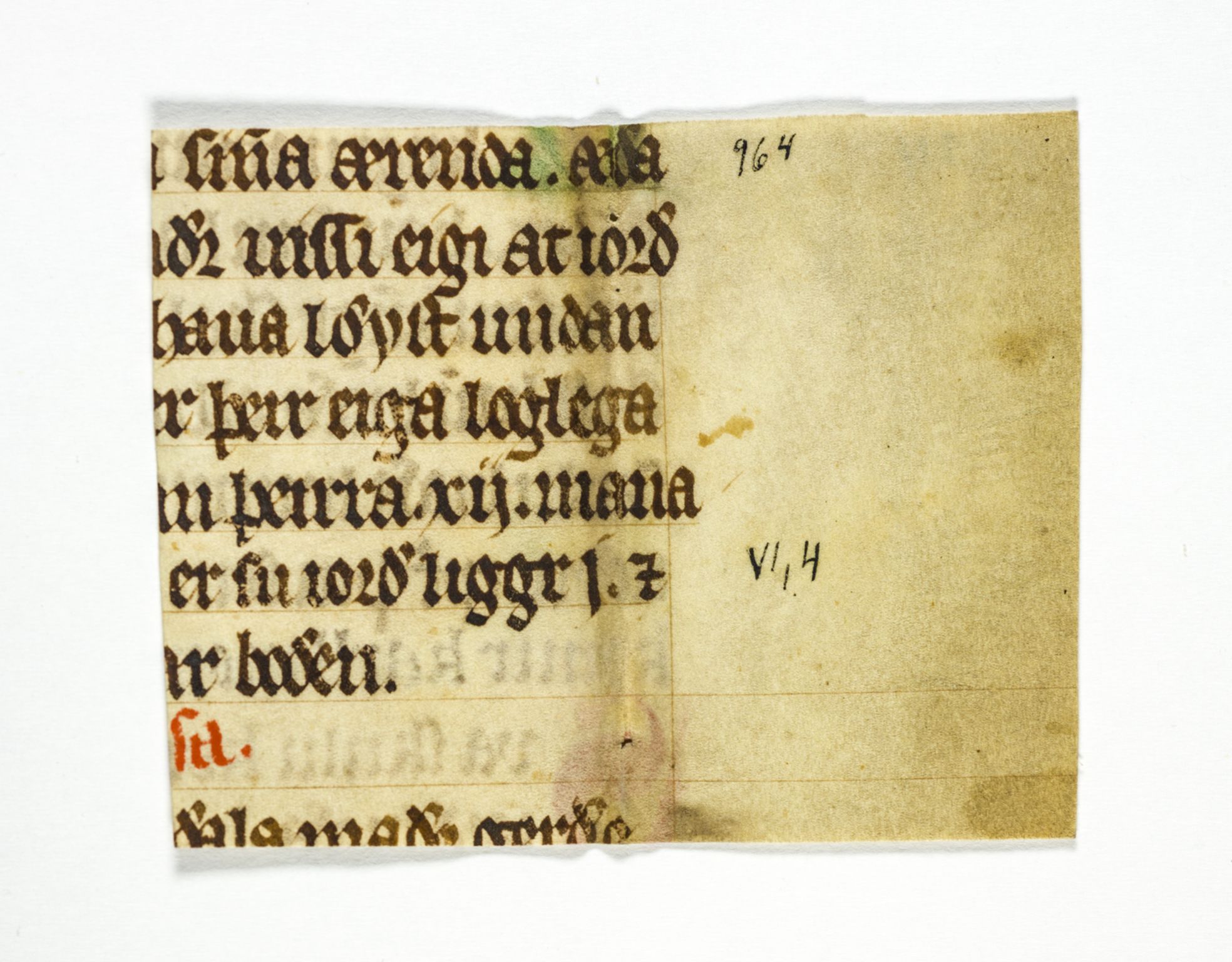 Riksarkivets diplomsamling, AV/RA-EA-5965/F26/L0003: Norrøne membranfragmenter bestand 11-30, 1100-1536, p. 143