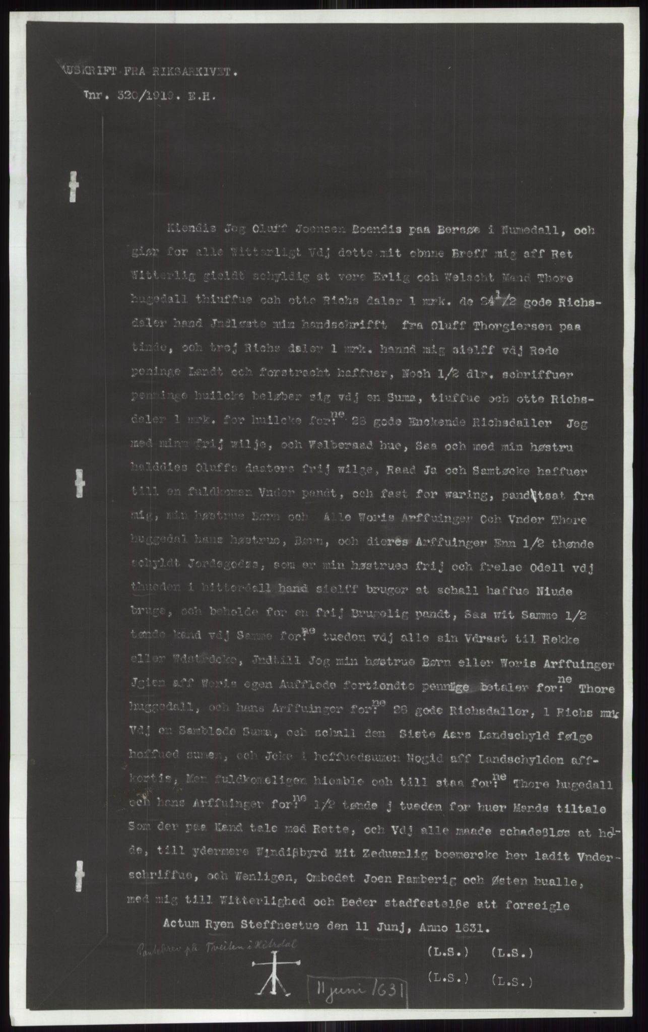 Samlinger til kildeutgivelse, Diplomavskriftsamlingen, AV/RA-EA-4053/H/Ha, p. 2256