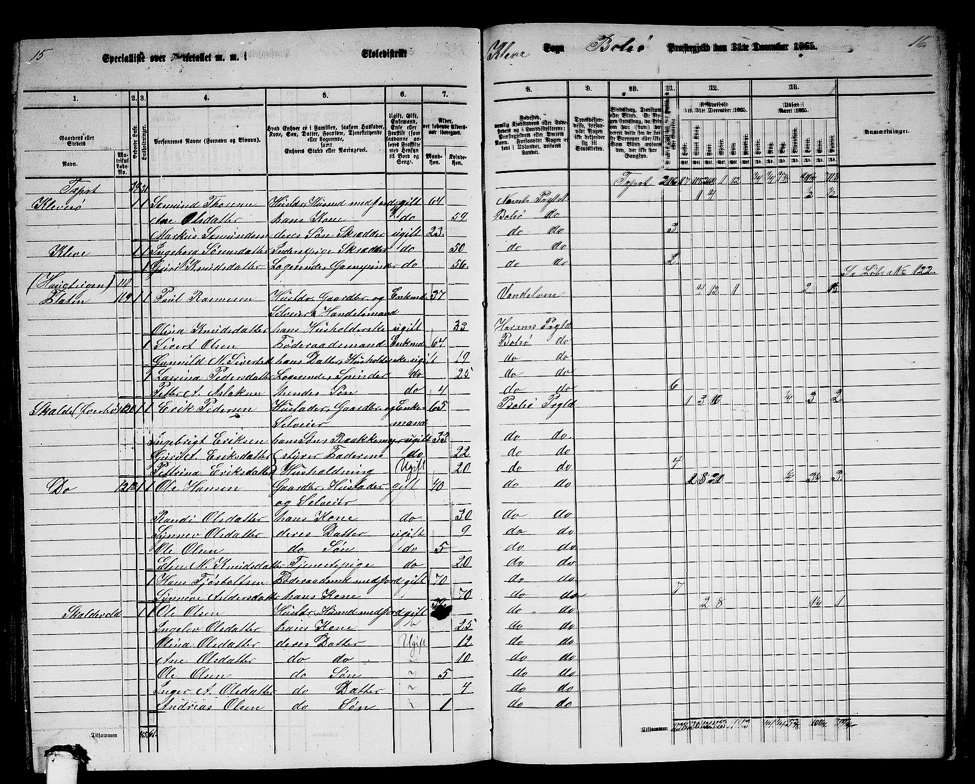 RA, 1865 census for Bolsøy, 1865, p. 105