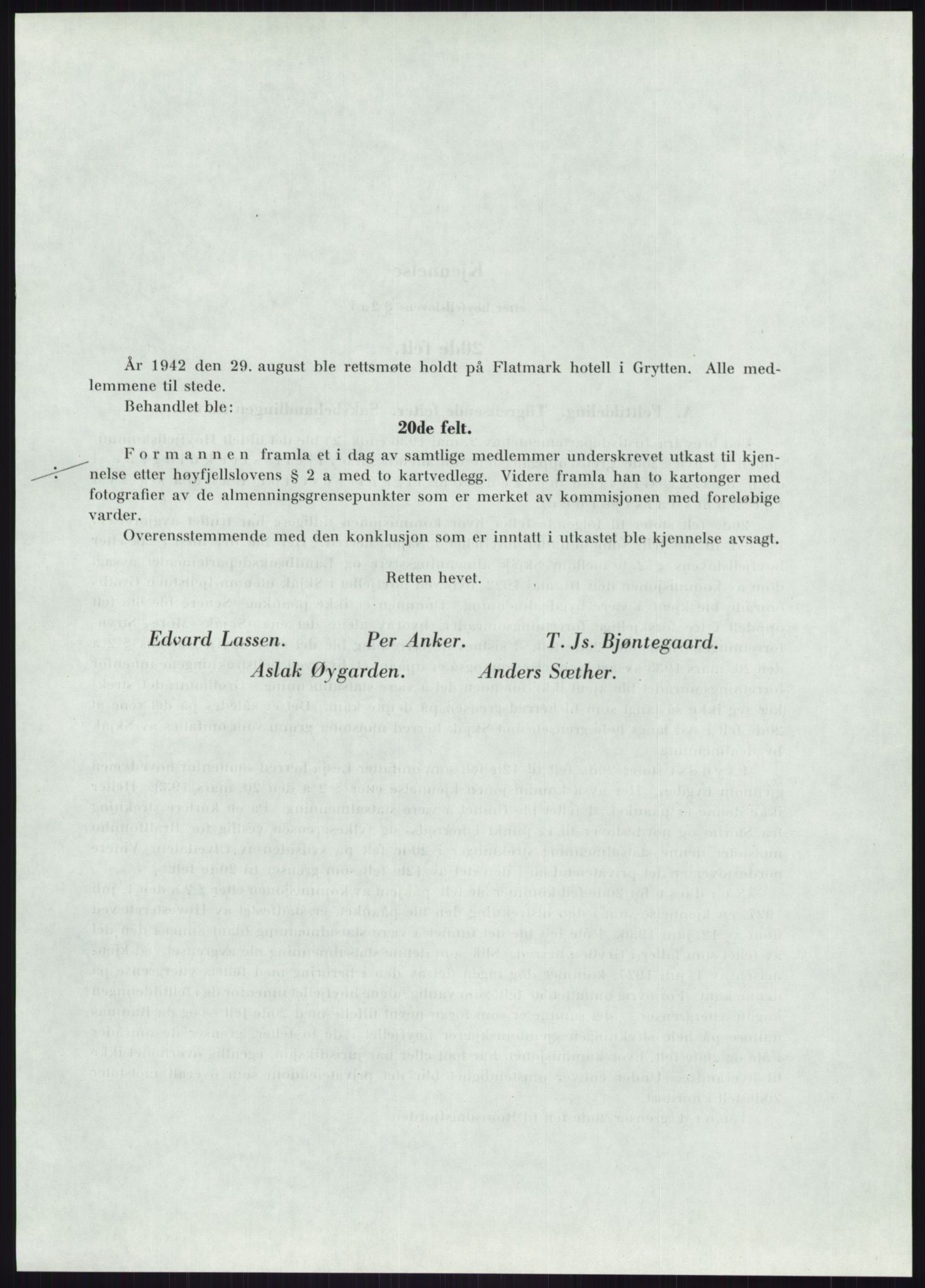 Høyfjellskommisjonen, AV/RA-S-1546/X/Xa/L0001: Nr. 1-33, 1909-1953, p. 6365